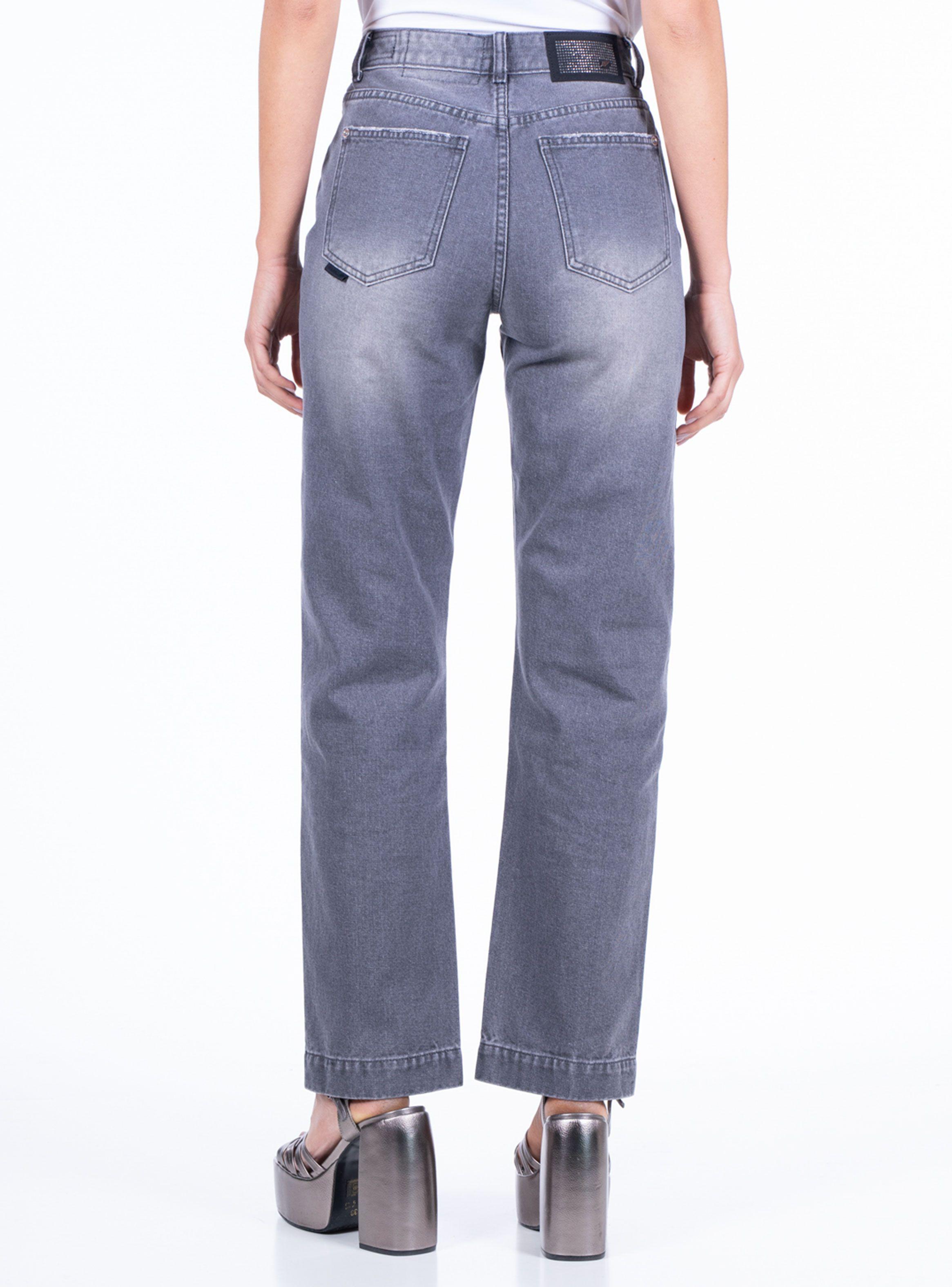 Jeans 90s Tiro Ultra Alto Light Gray Brillos-1