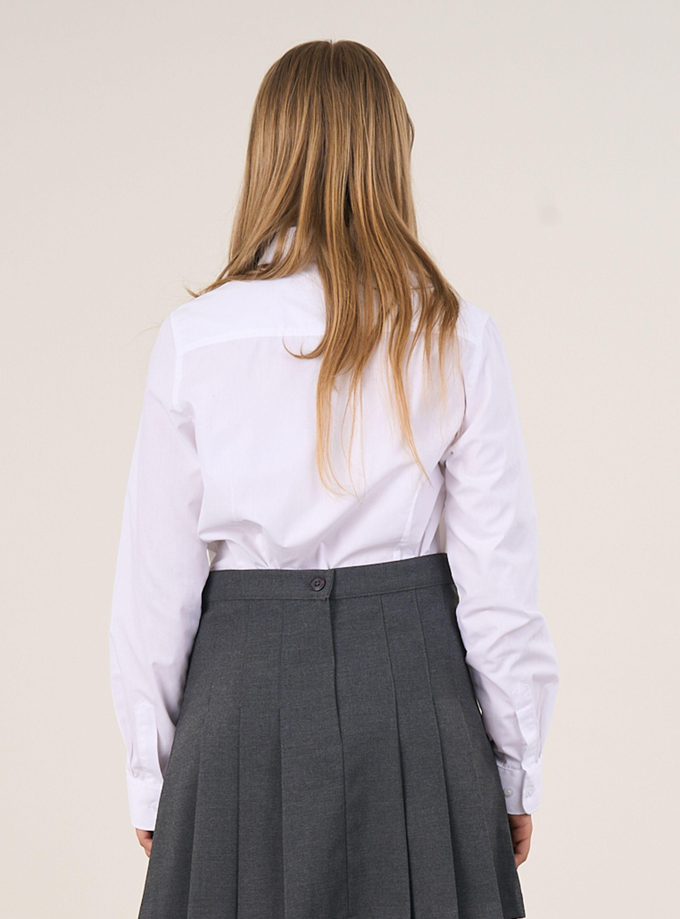 Falda Niña Gris Escolar-1