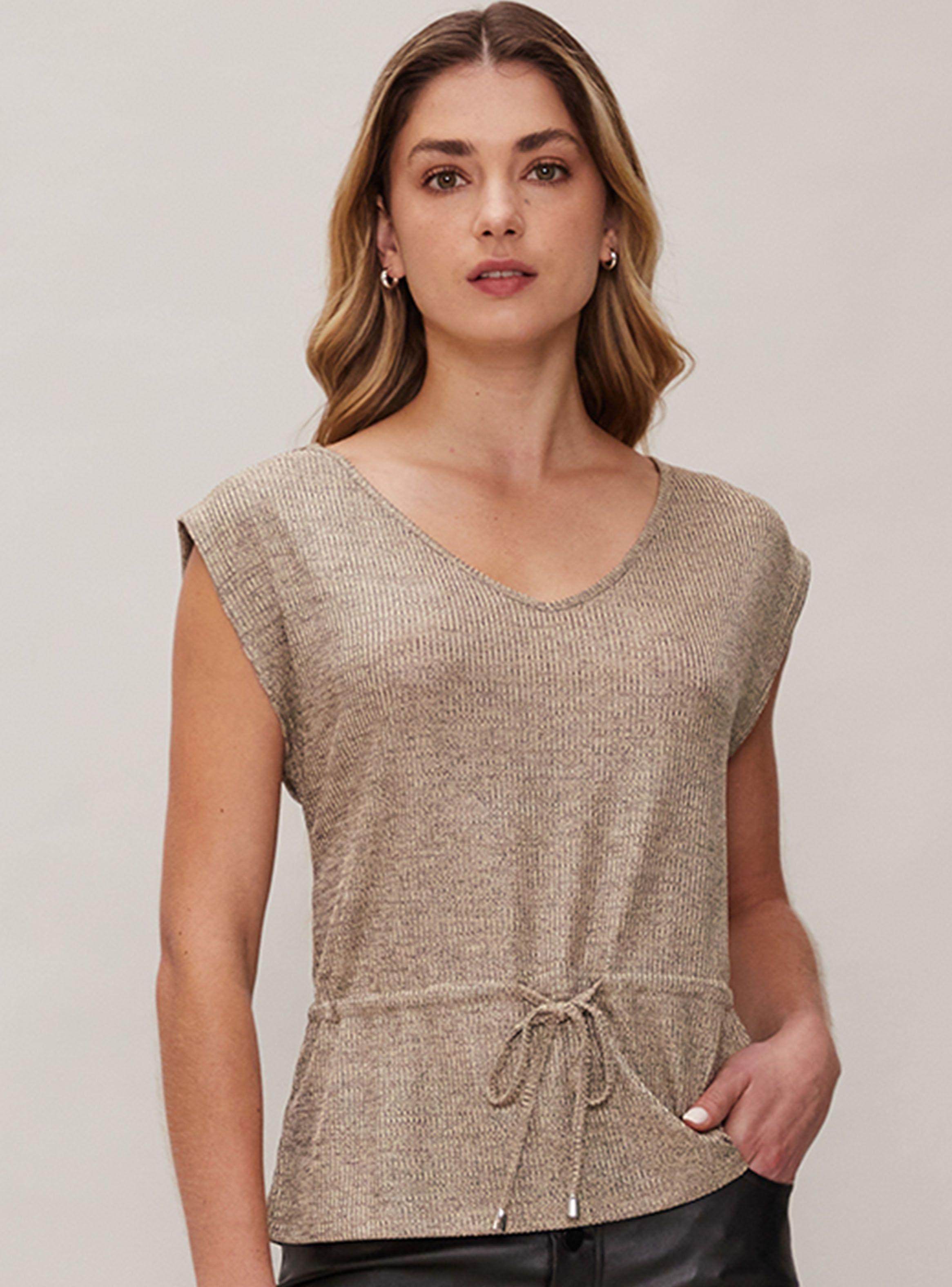 Polera Rib Con Lazo 2-0