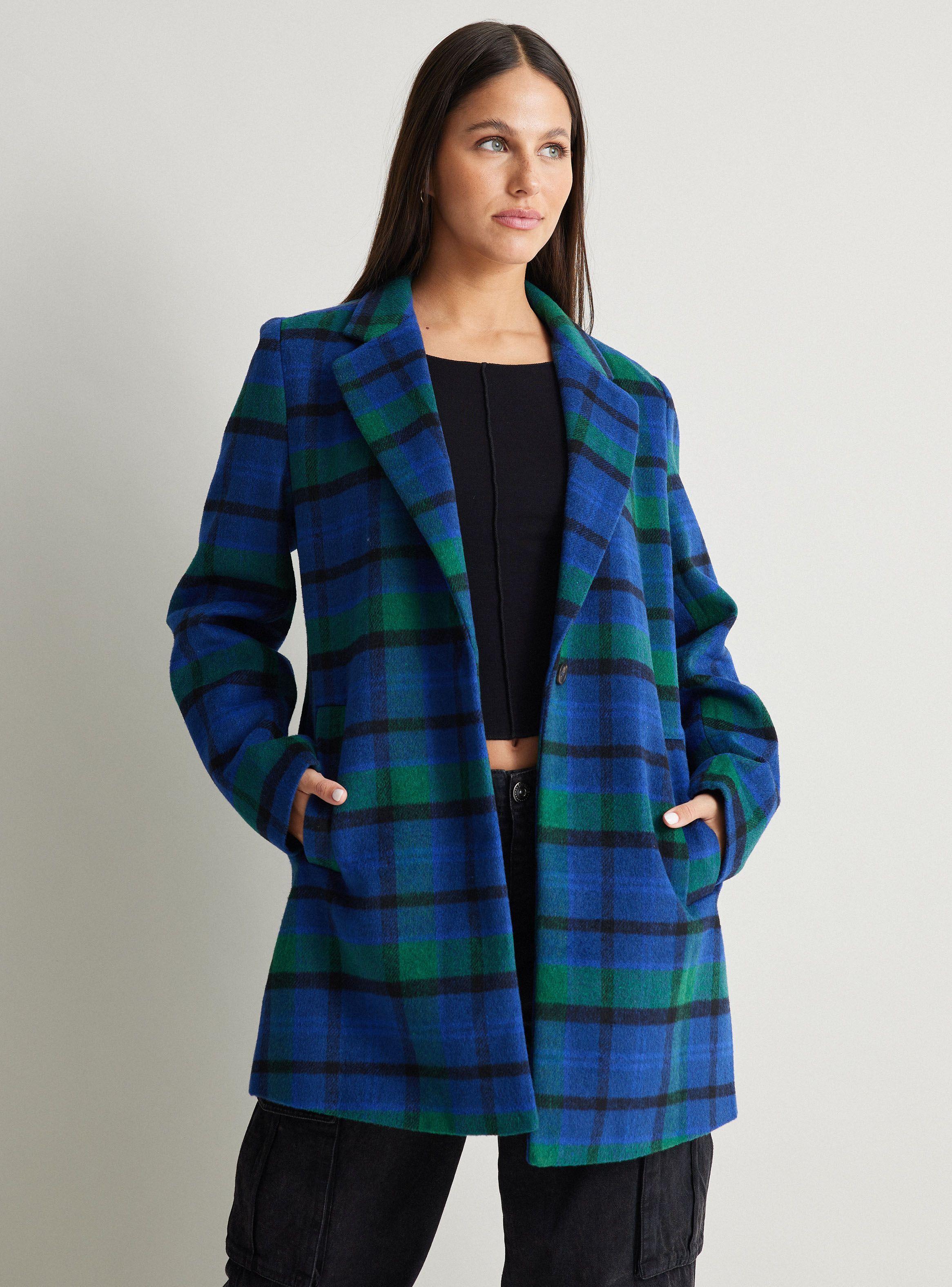 Abrigo Midi Con Lana-0