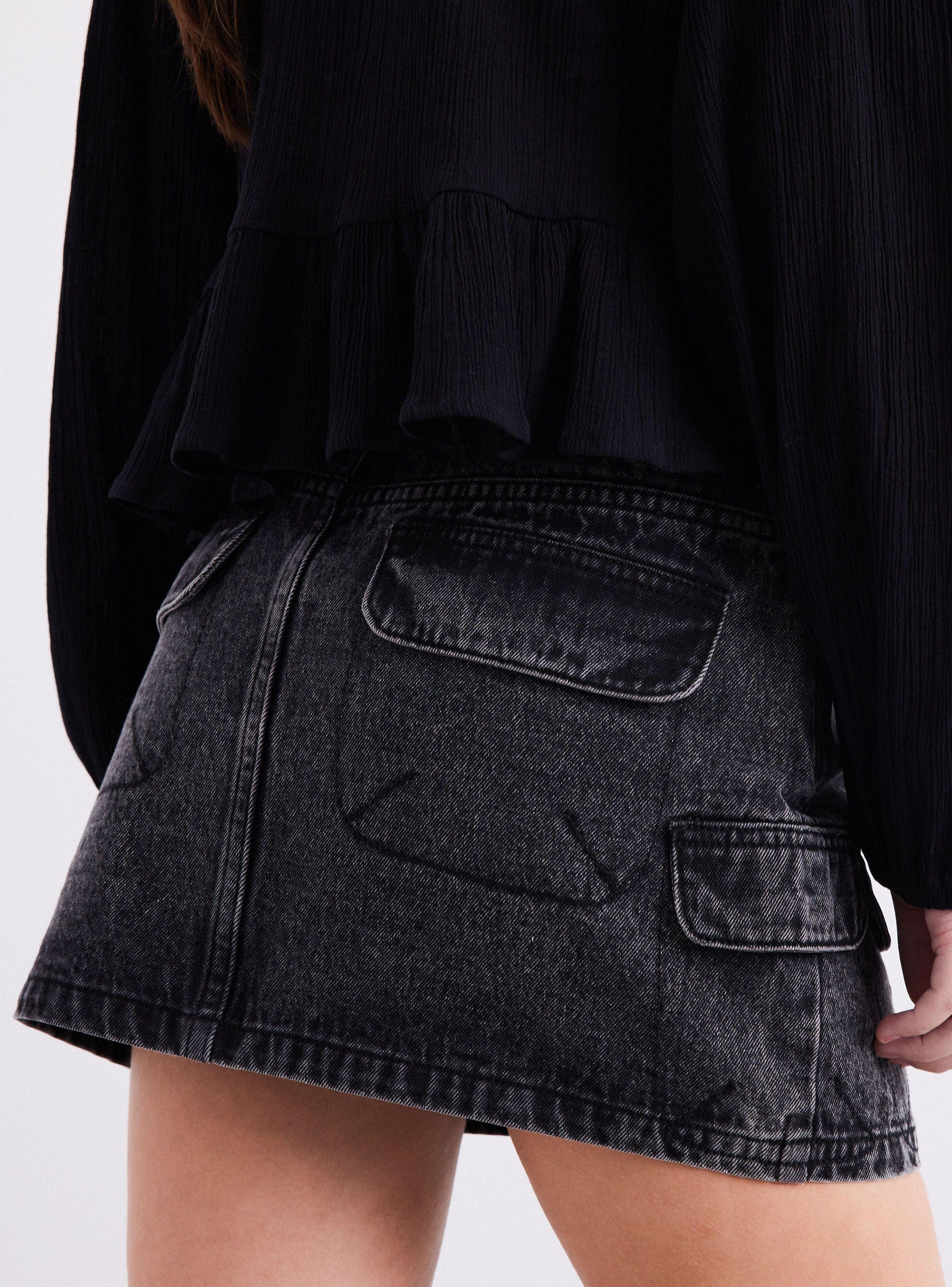 Falda Bolsillos Cargo y Tapetas-3