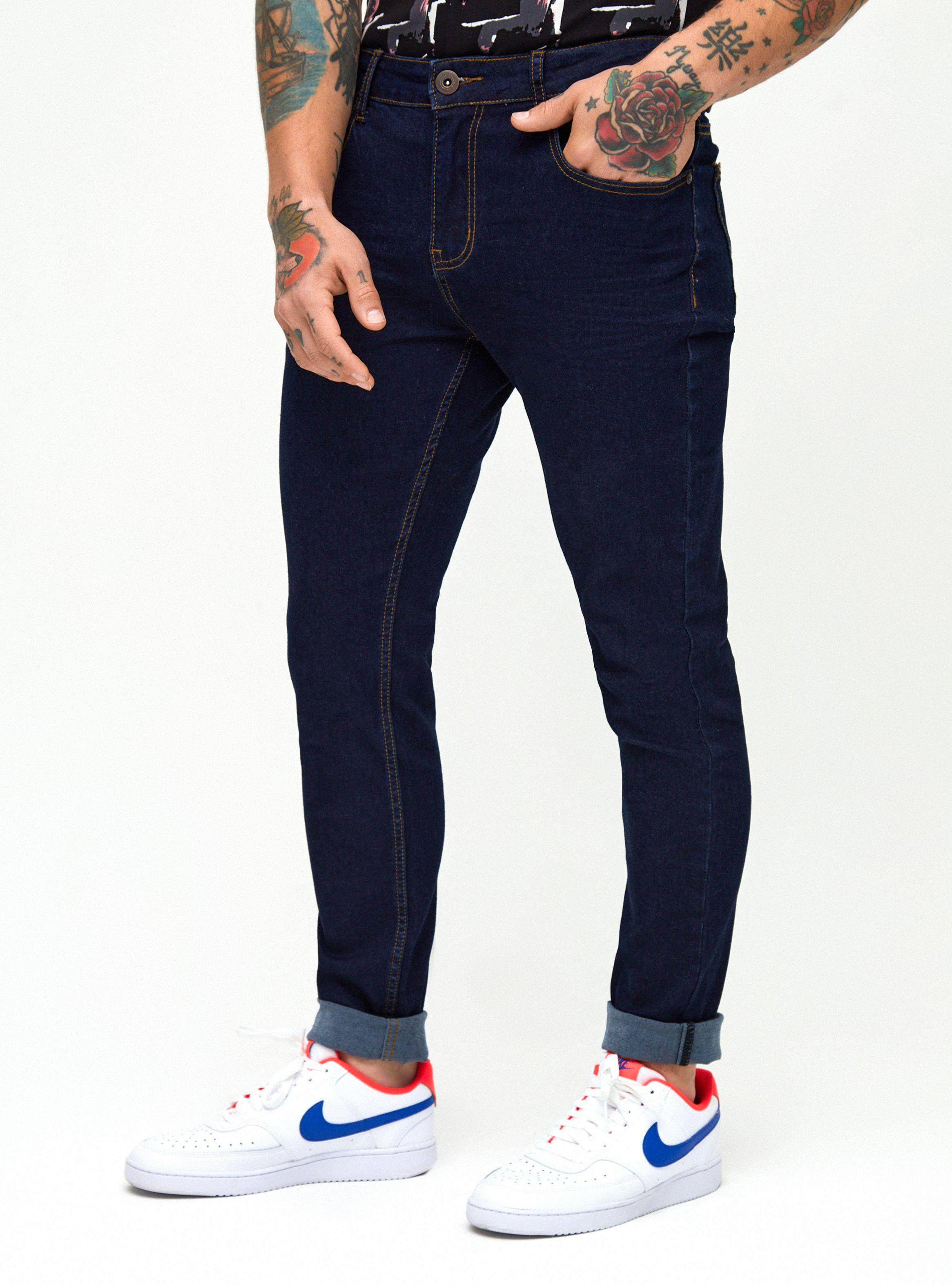Jeans Super Skinny Azul Oscuro-0