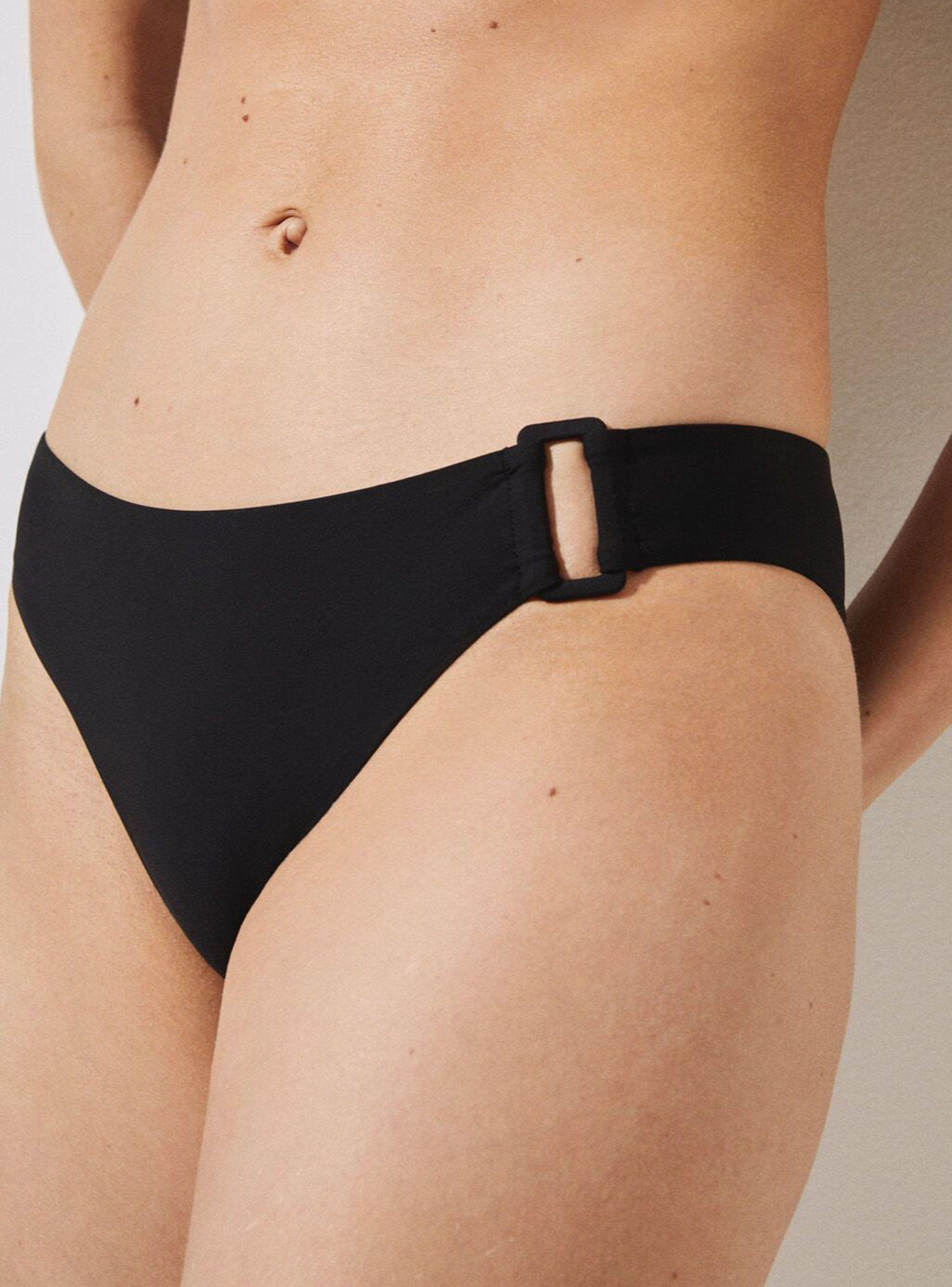 Calzón Bikini Clásica Arandela Negro-0