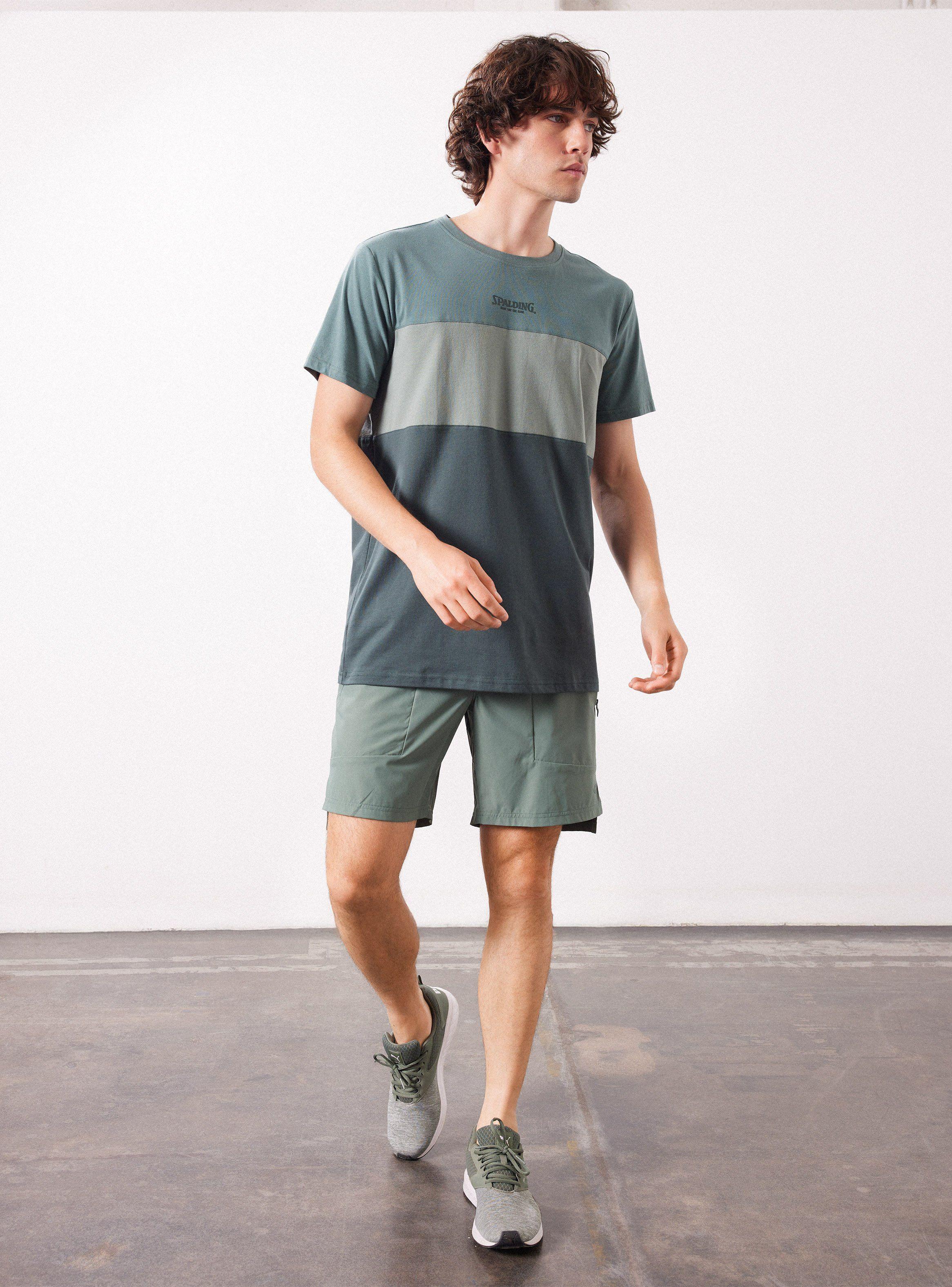 Polera Manga Corta Color Block-4