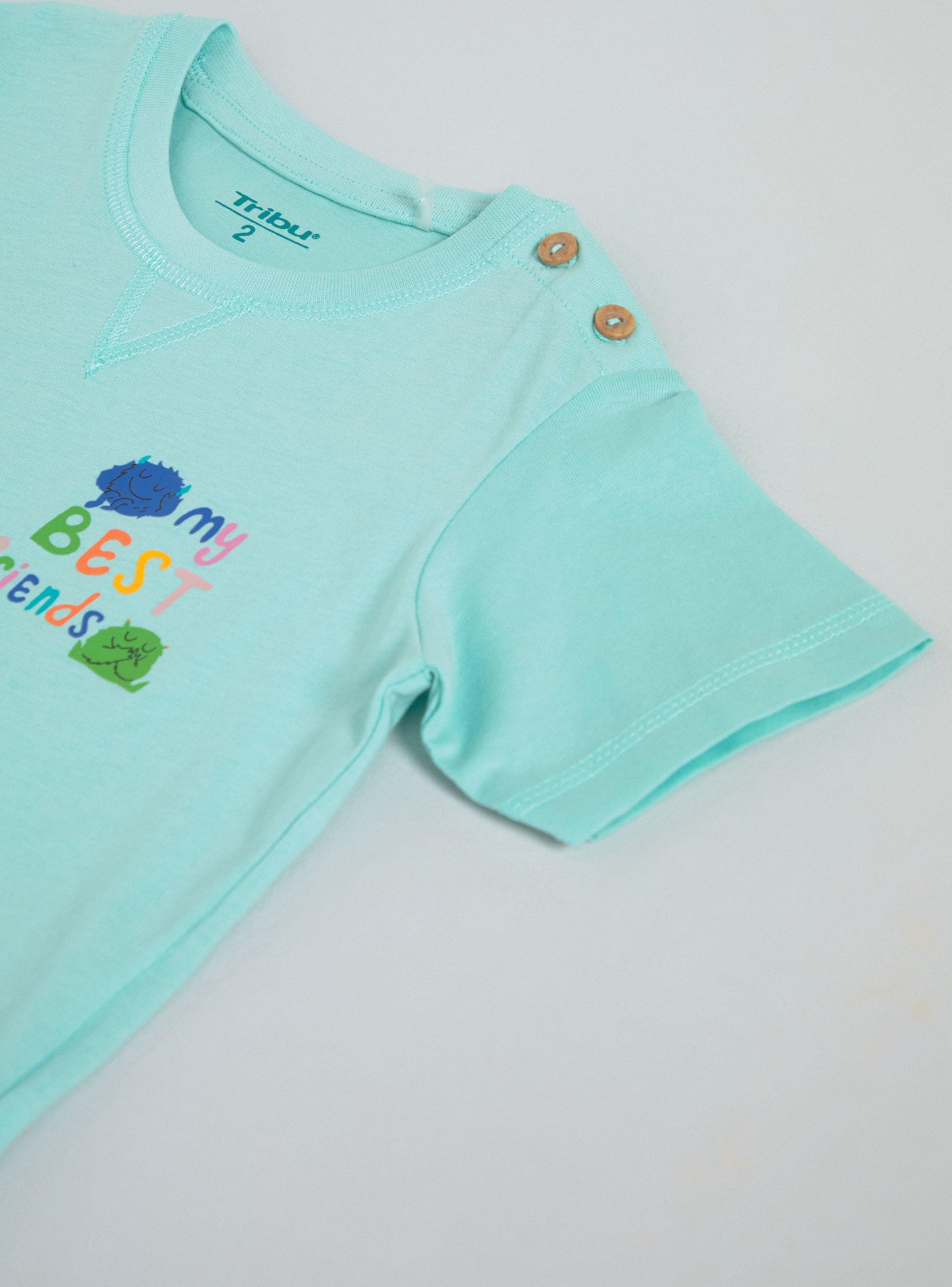 Polera Estampado Pequeño al Frente y Grande Atrás-2