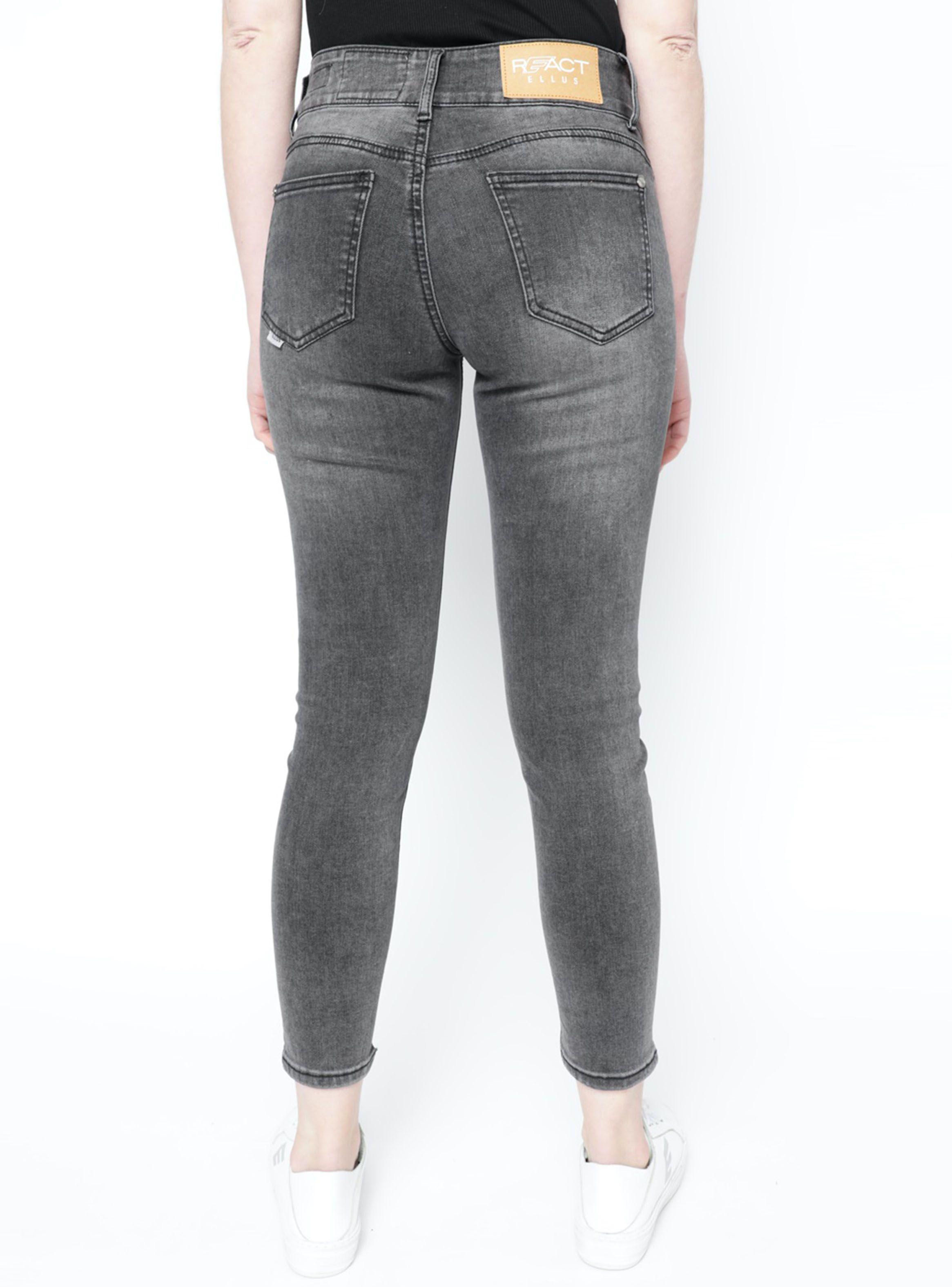 Jeans Candice Cut Tiro Medio Dark-1