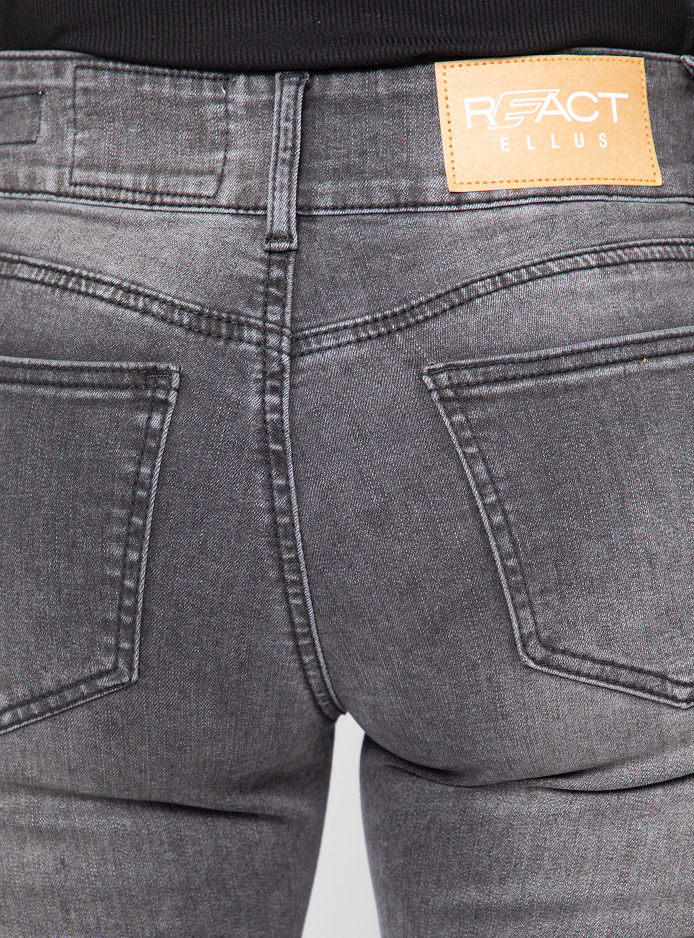 Jeans Candice Cut Tiro Medio Dark-2