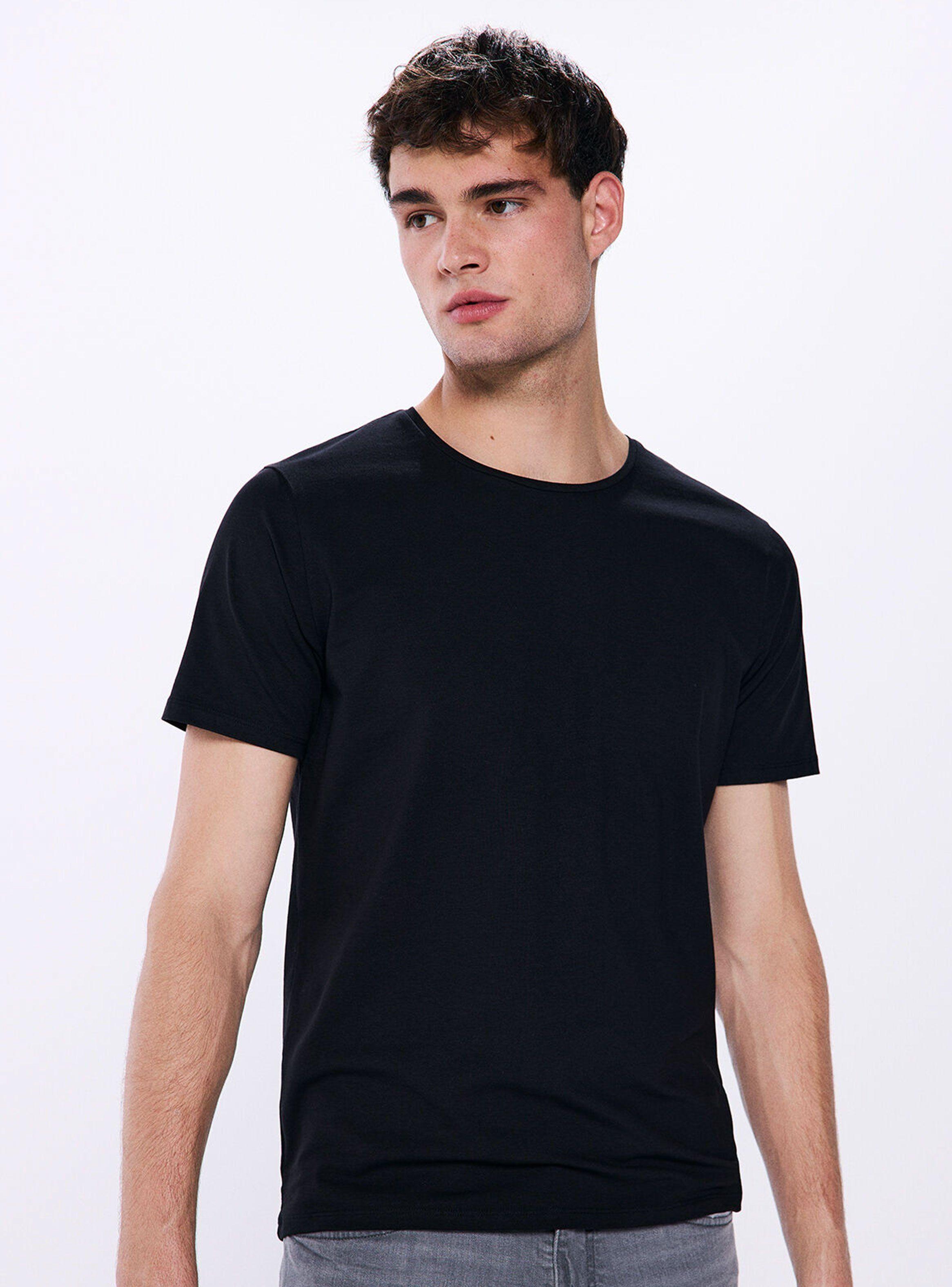 Polera Básica Algodón Lycra-0