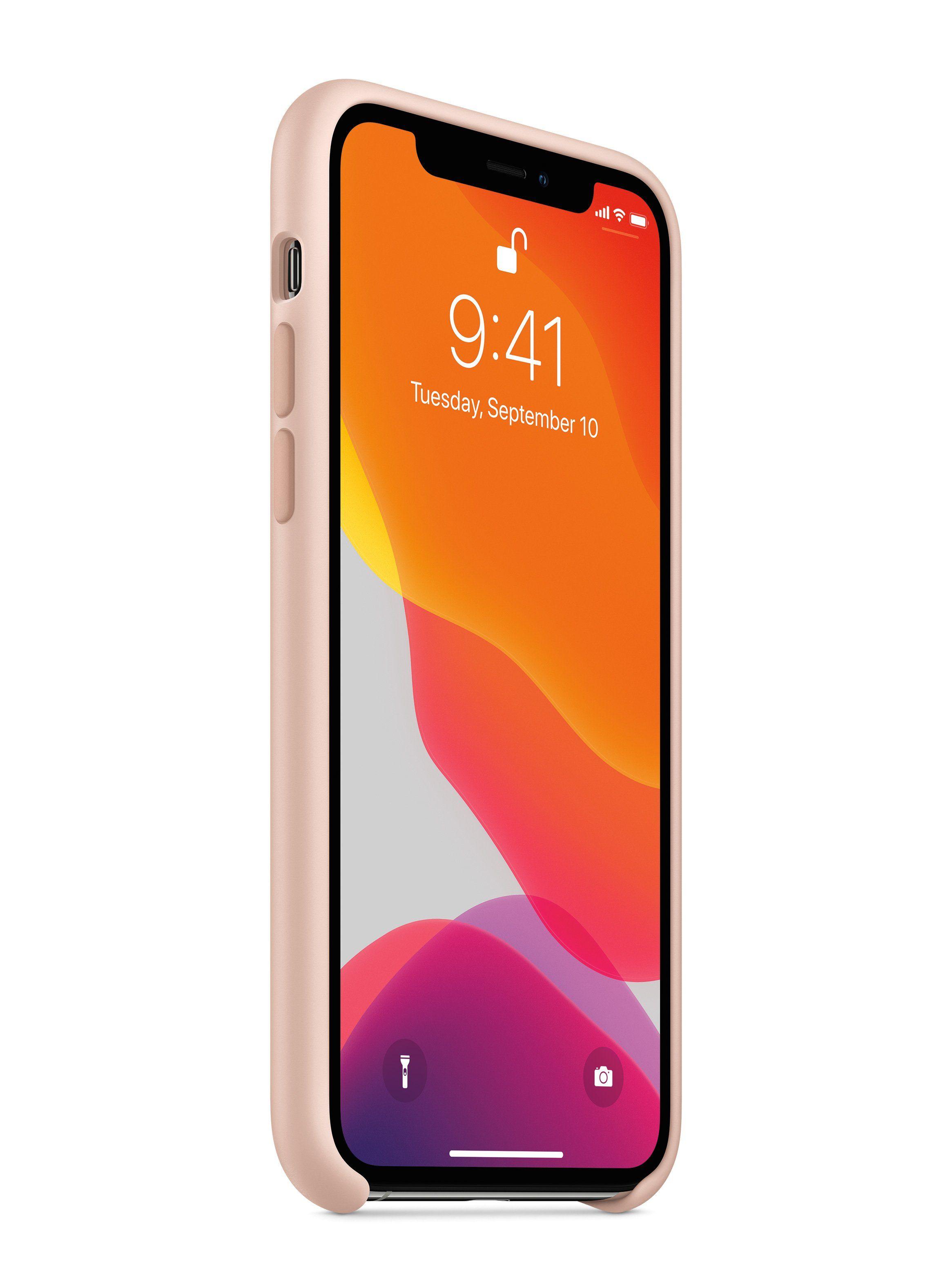 Carcasa Silicone para iPhone 11 Pro Rosada-1