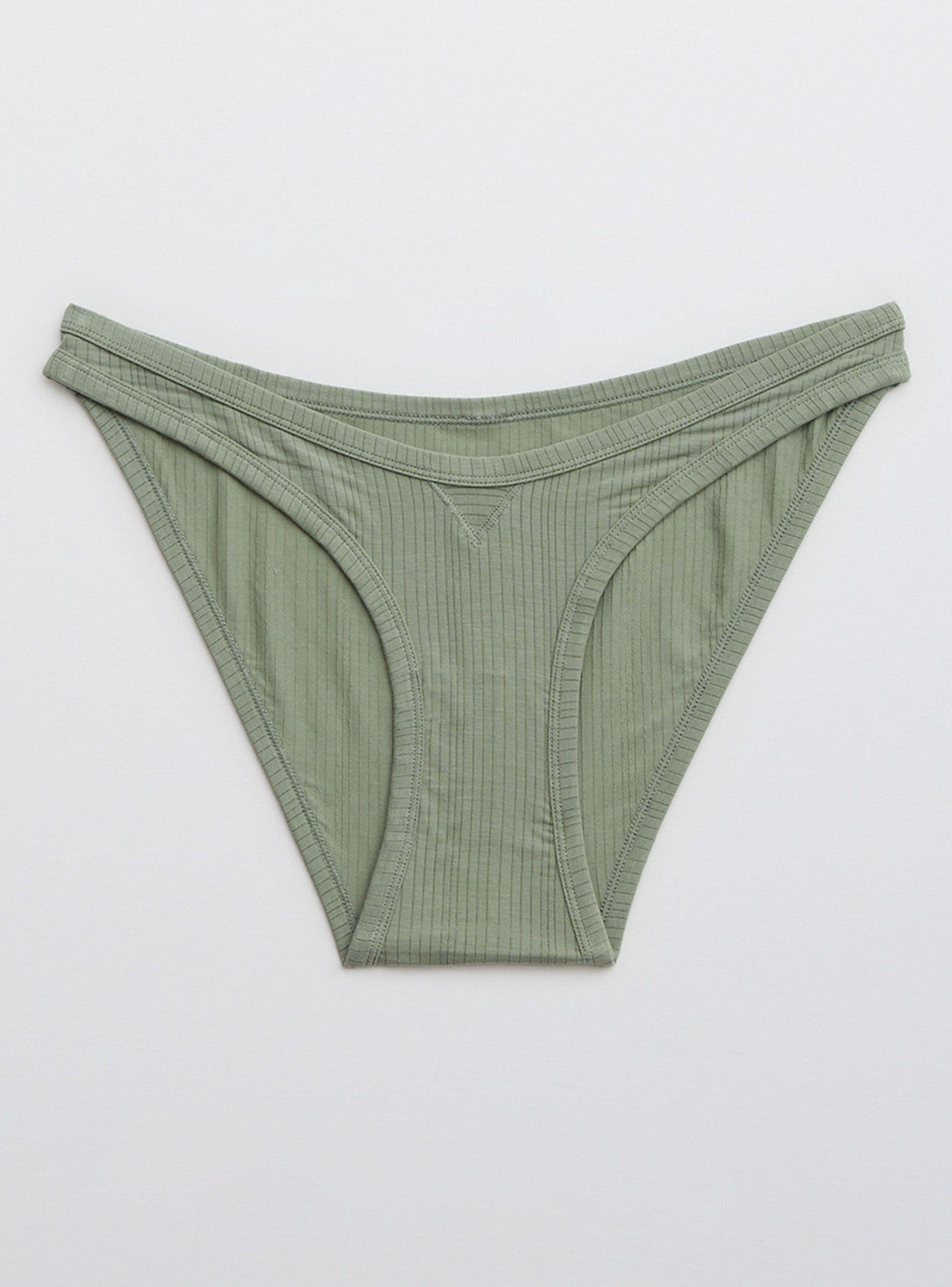 Calzón Bikinis Underwear Real Free Ribbed High Cut-0