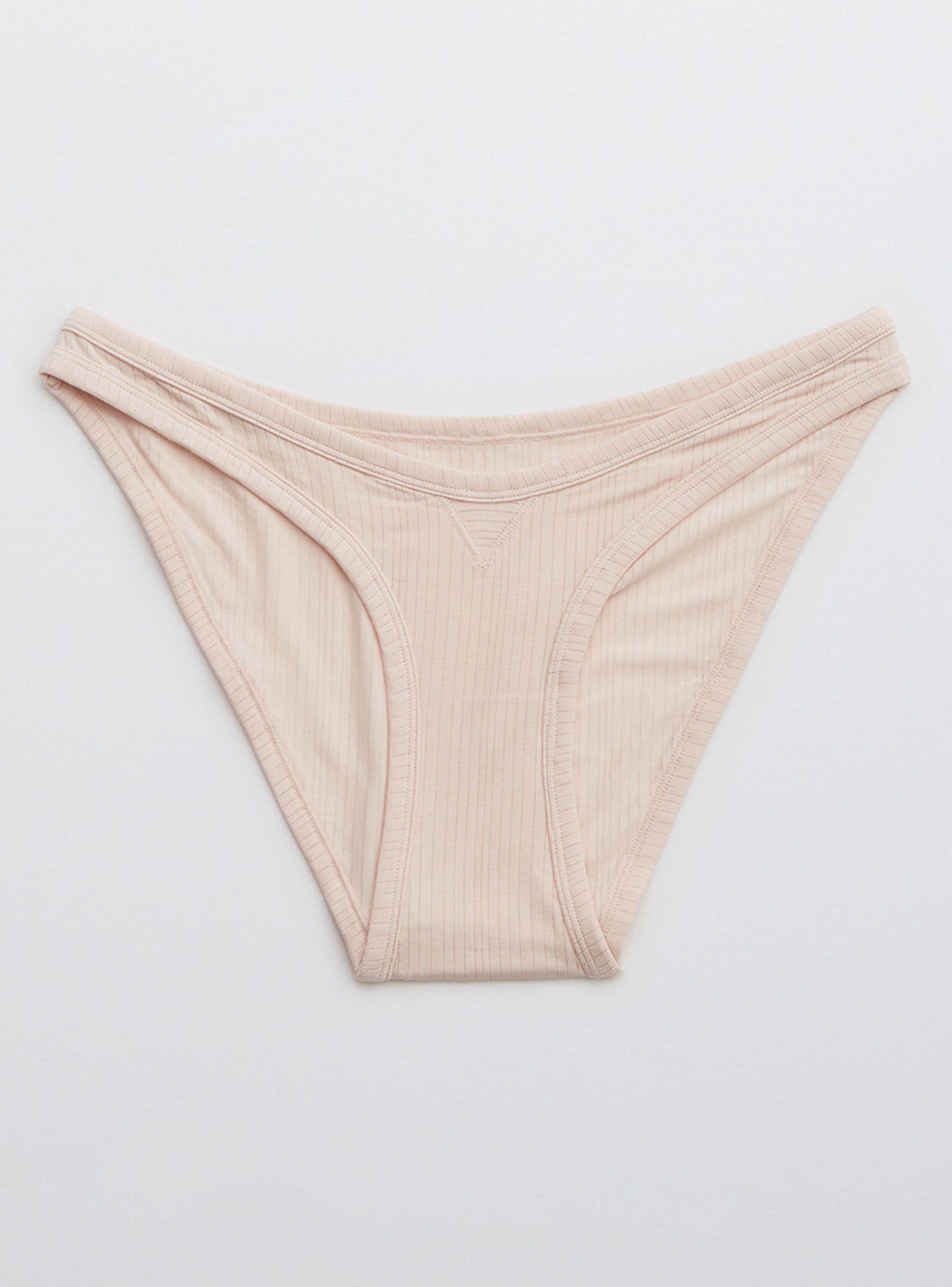 Calzón Bikinis Underwear Real Free Ribbed High Cut-0