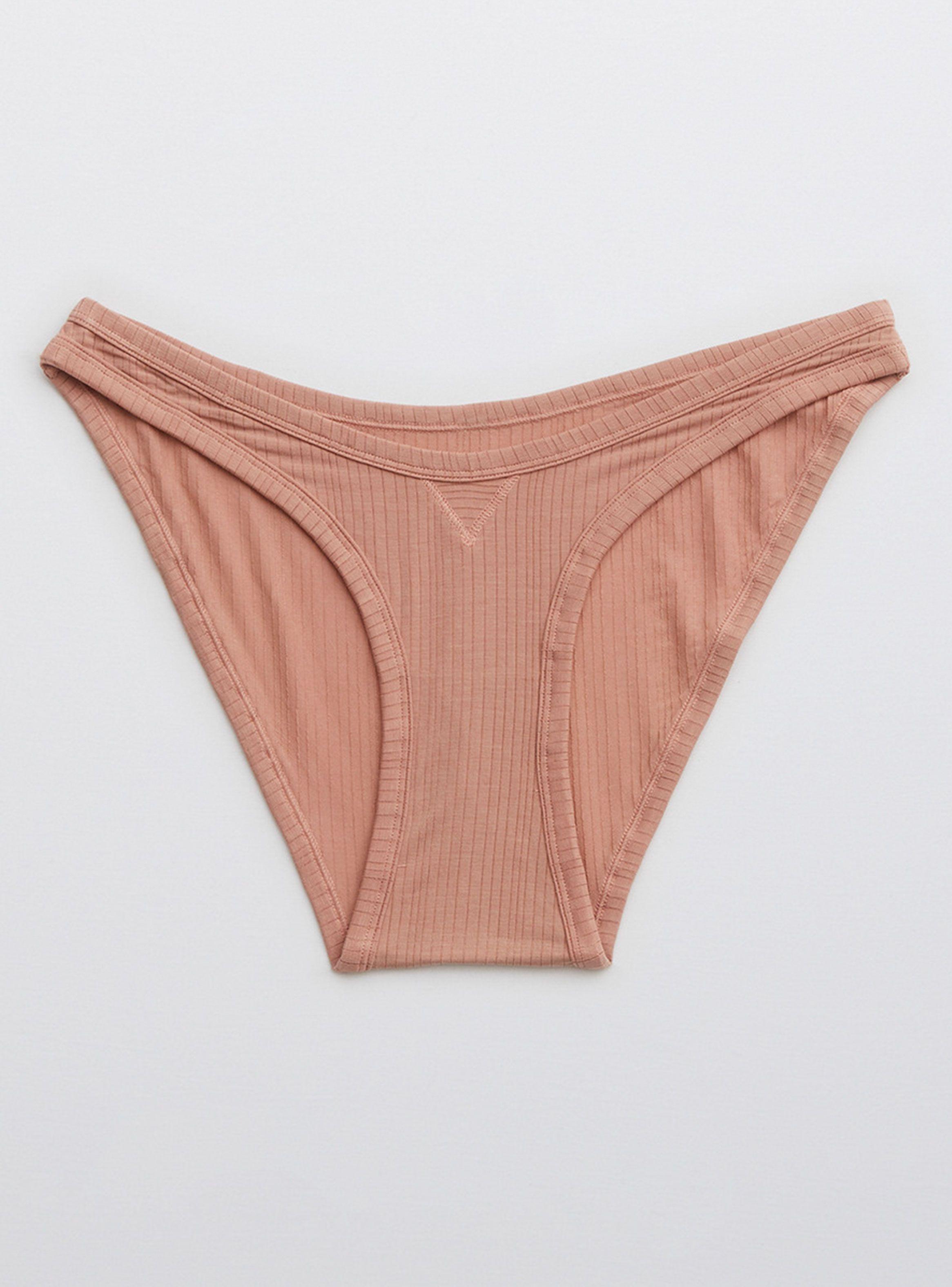 Calzón Bikinis Underwear Real Free Ribbed High Cut-0
