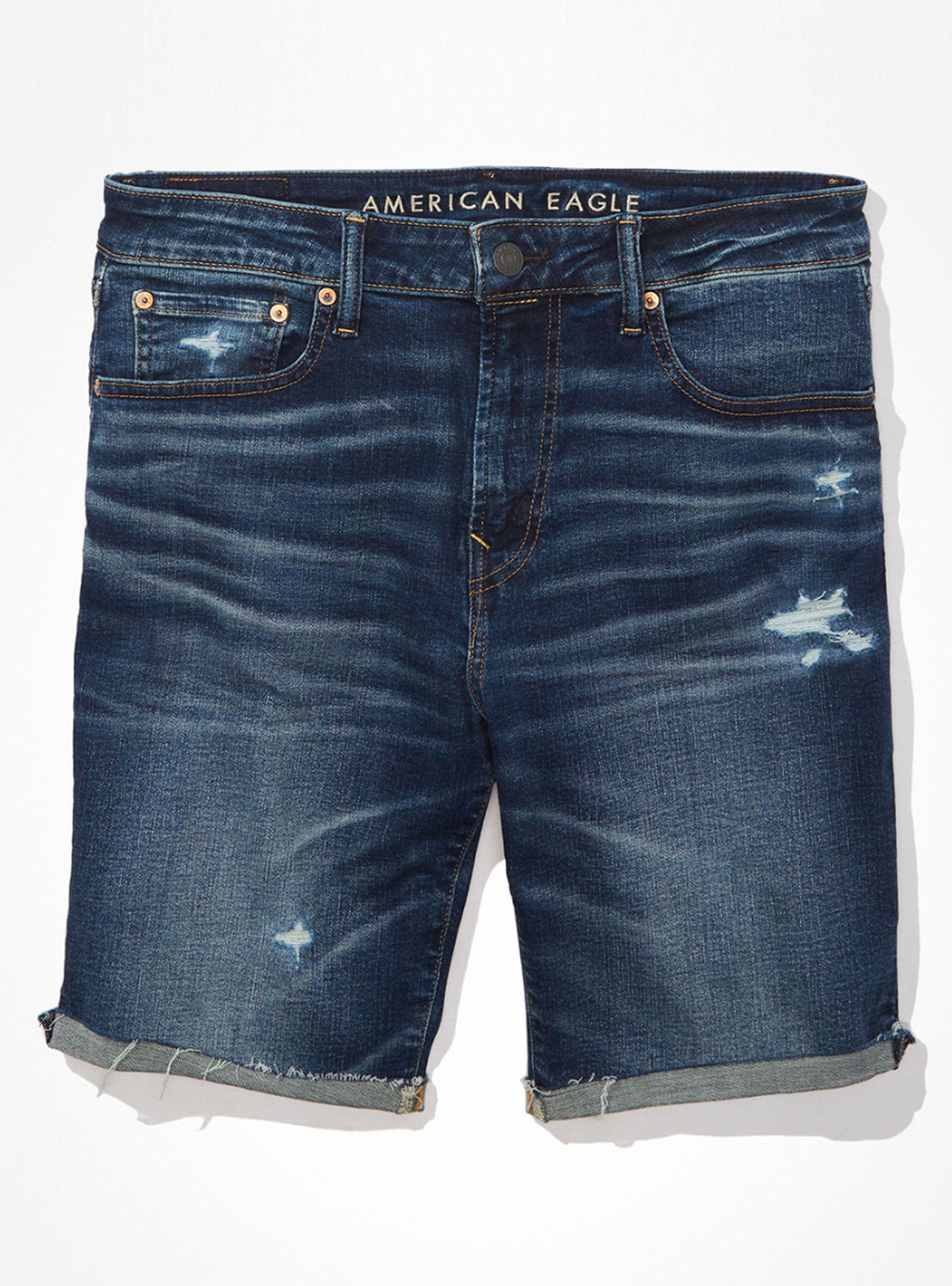 Short Roturas Airflex+9 Denim-0