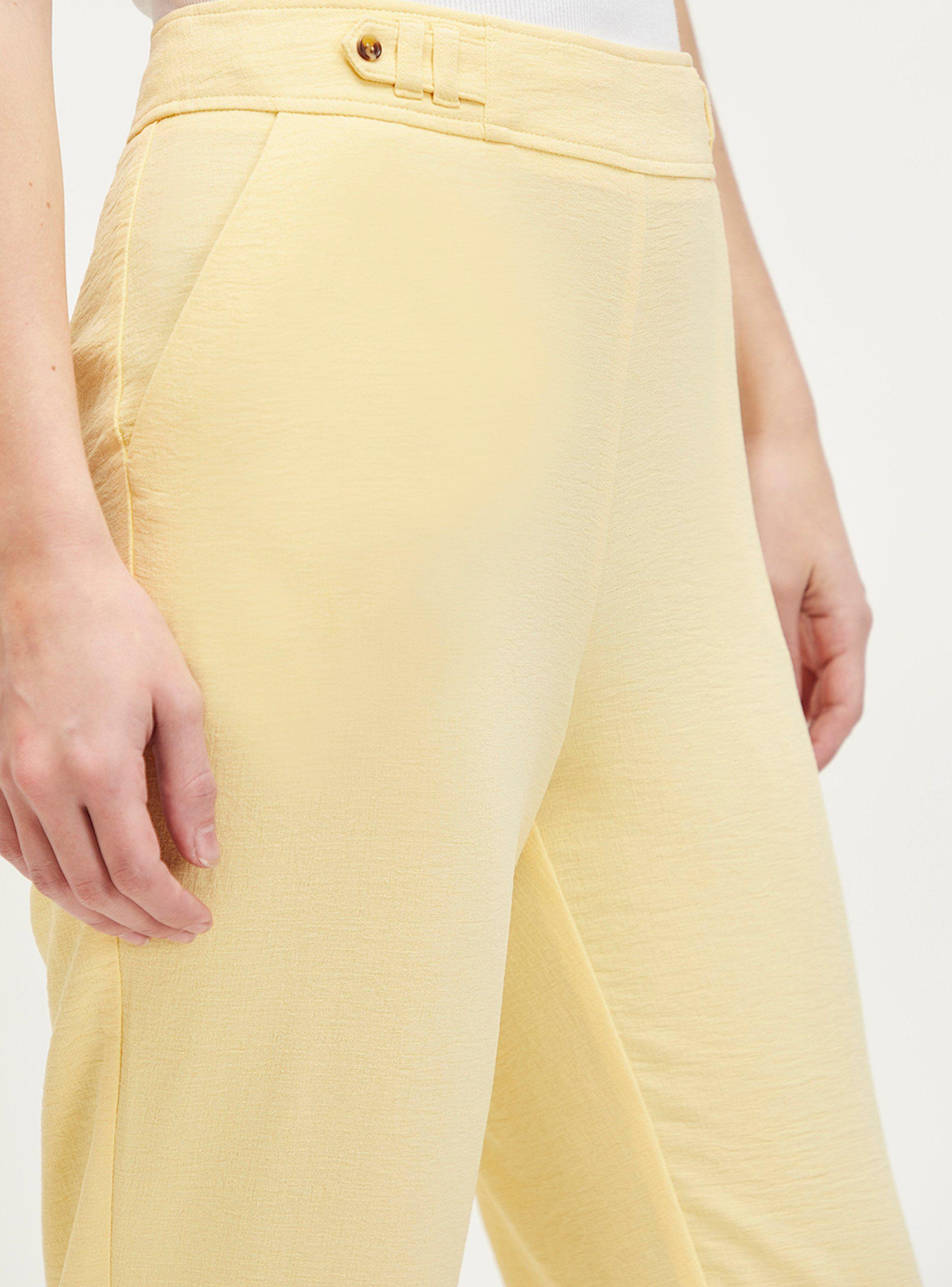 Pantalón Liso Palazzo Alto con Cierre-2