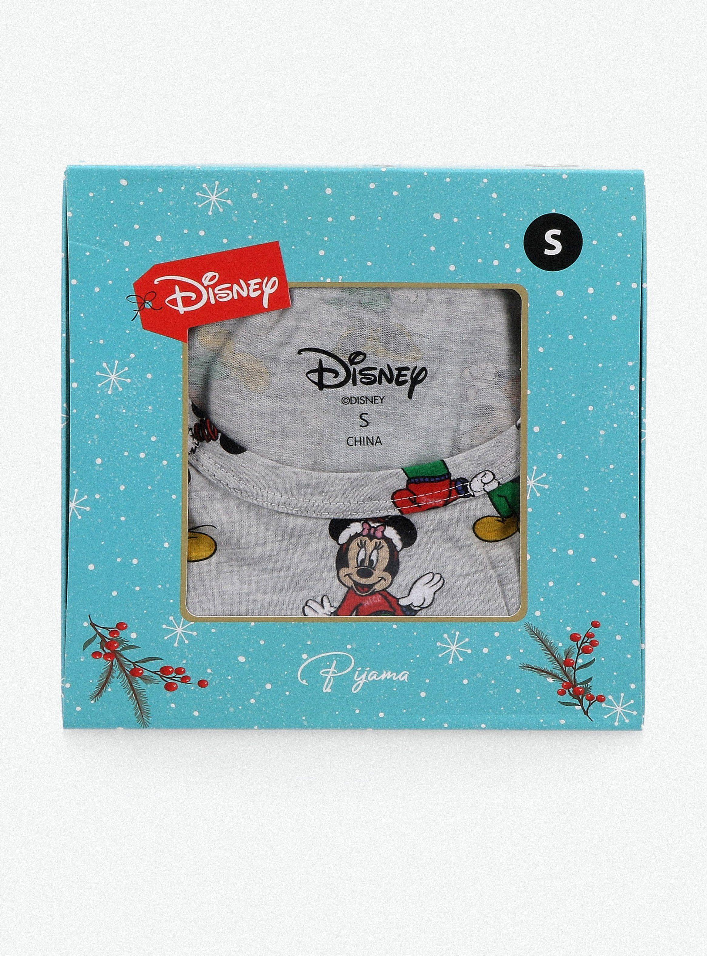 Pijama Disney Navidad Minnie y Mickey Full Print en Caja-6