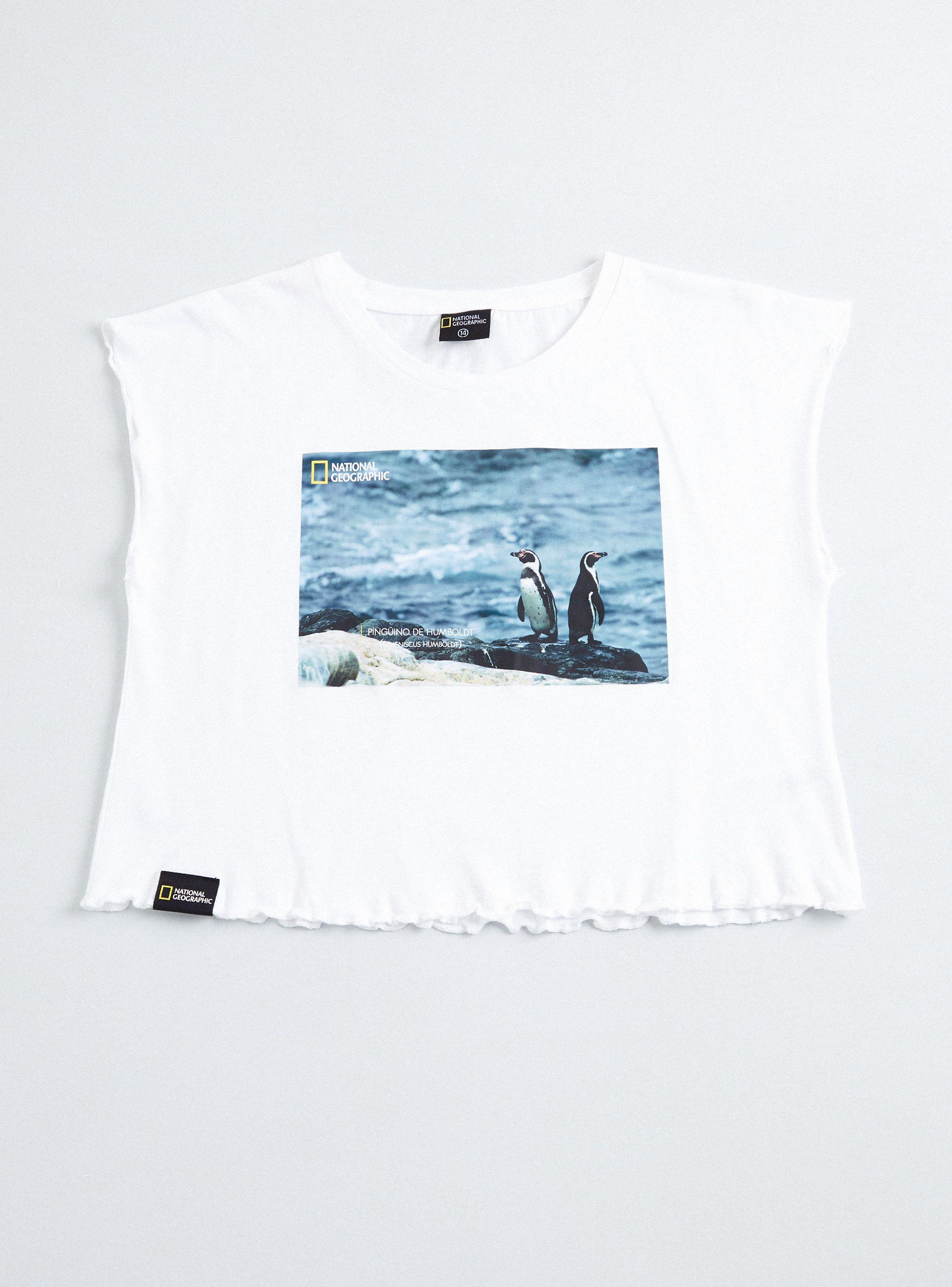 Polera Estampada Frontal Manga Corta-0