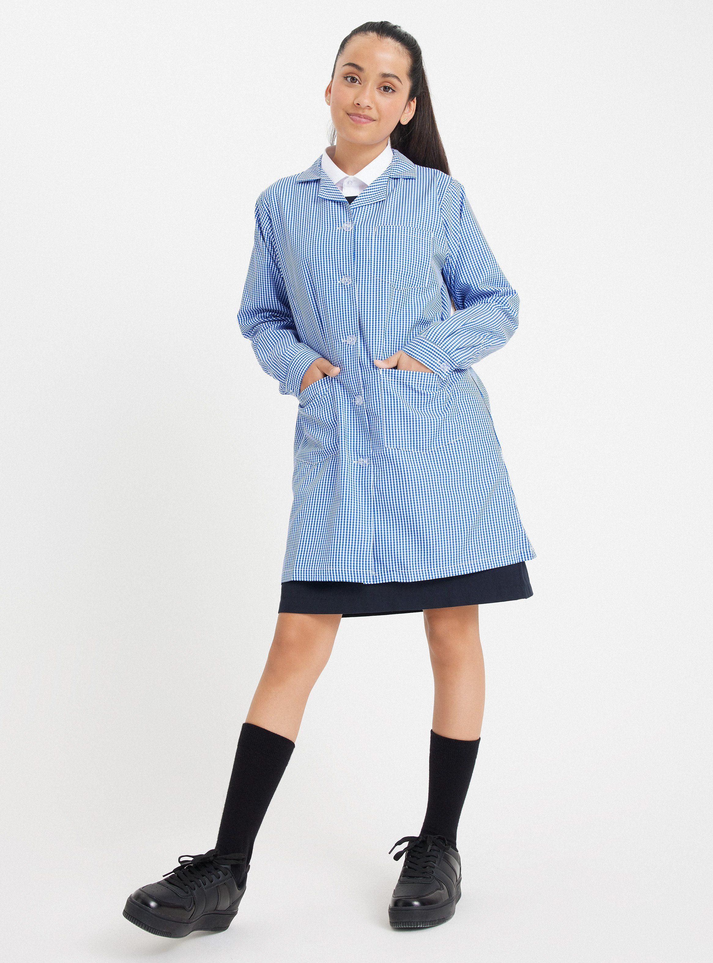 Delantal Cuadrille Azul Talla 10-12-14-16-3