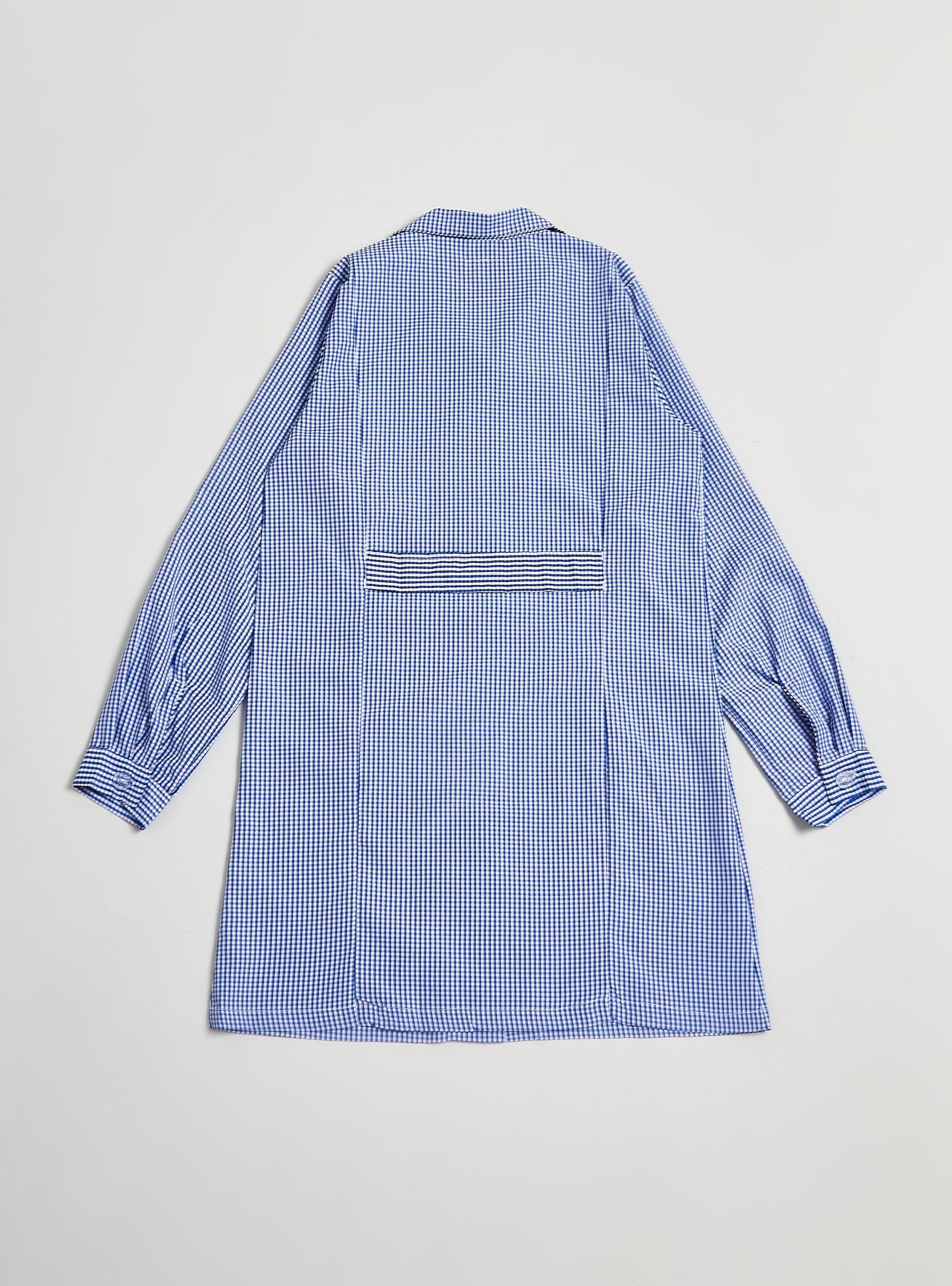 Delantal Cuadrille Azul Talla 10-12-14-16-5