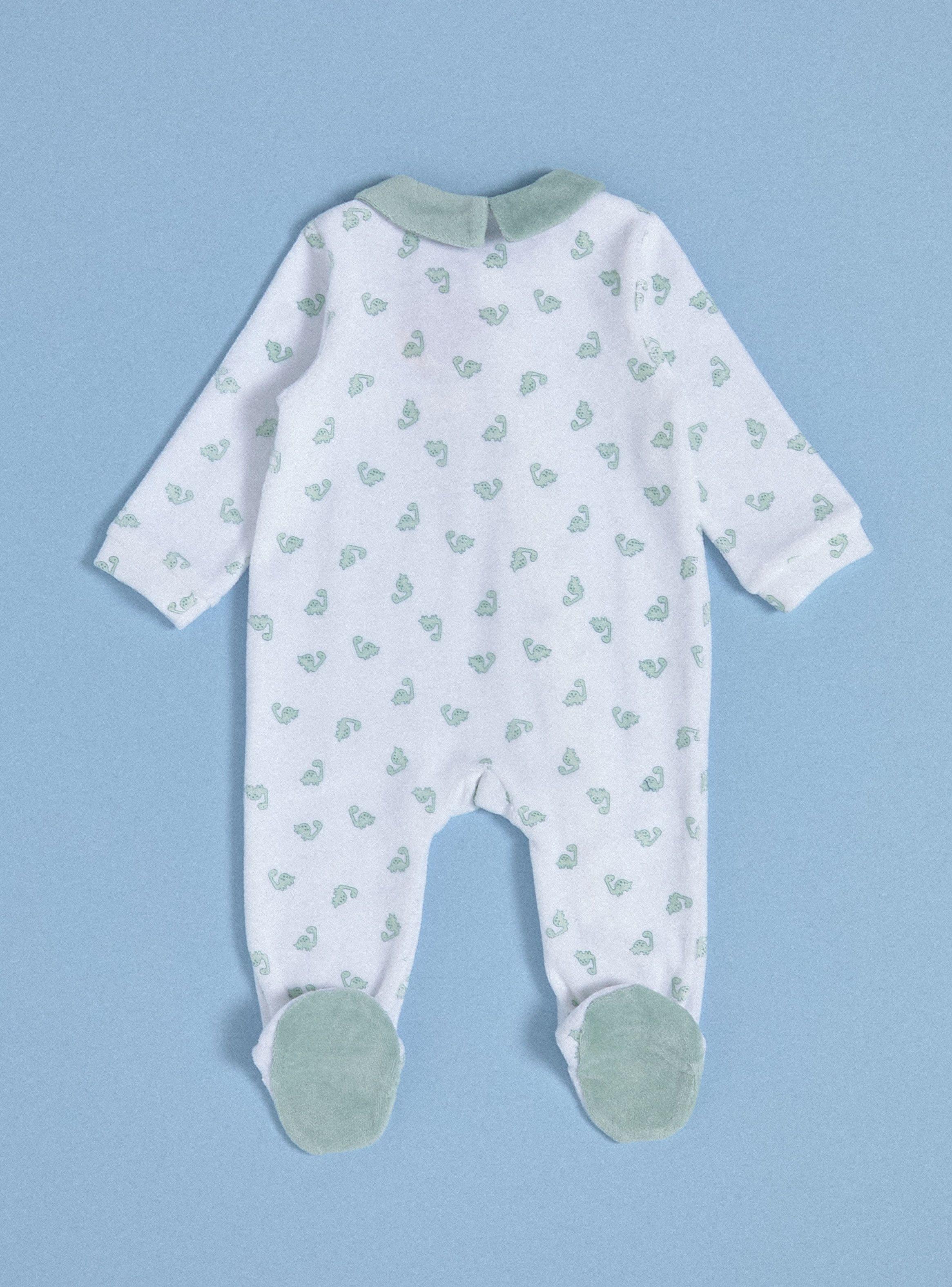 Osito de Velour Estampado con Cuello-1