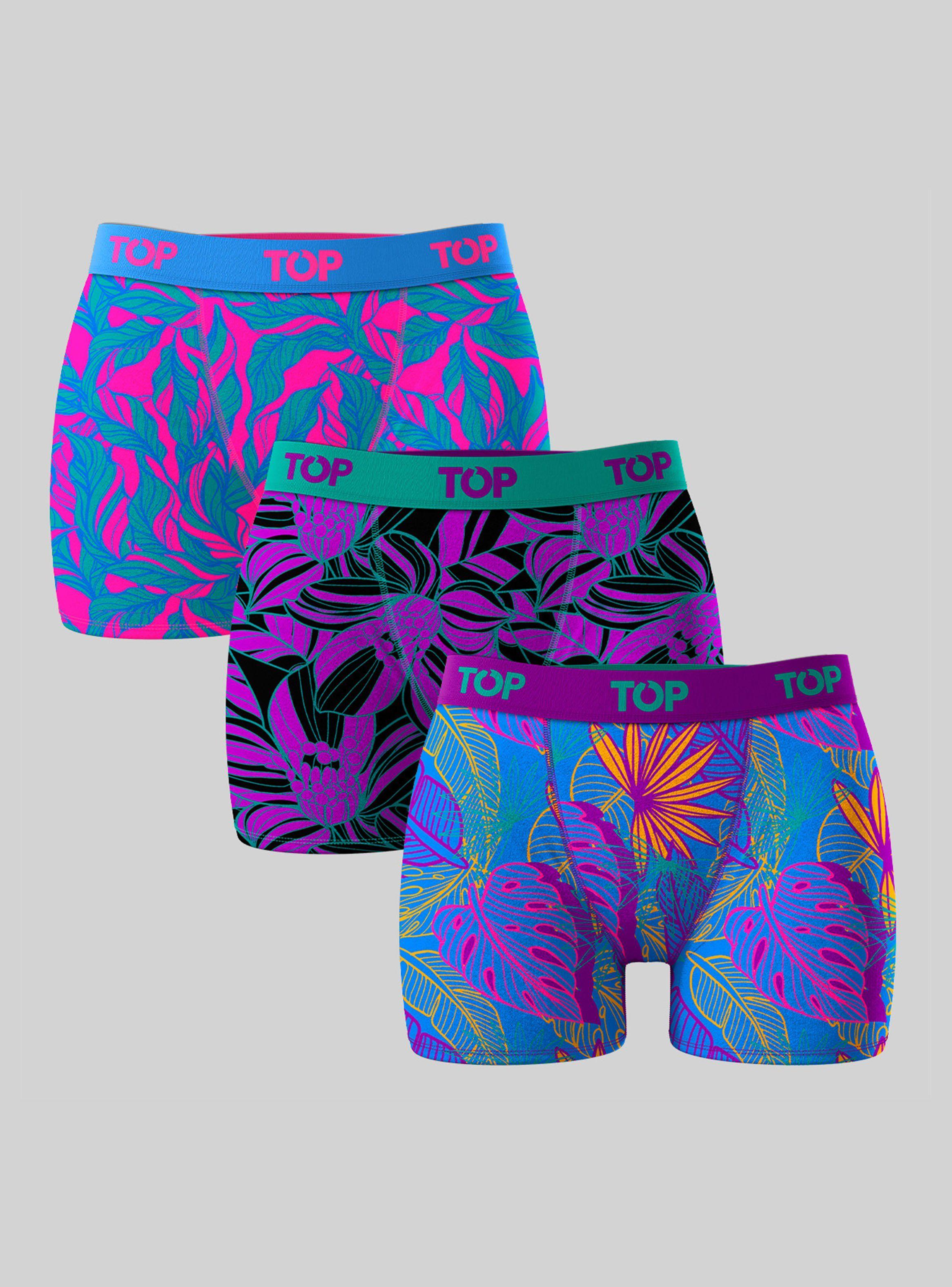 Pack Bóxer Full Print Medio Neón-2