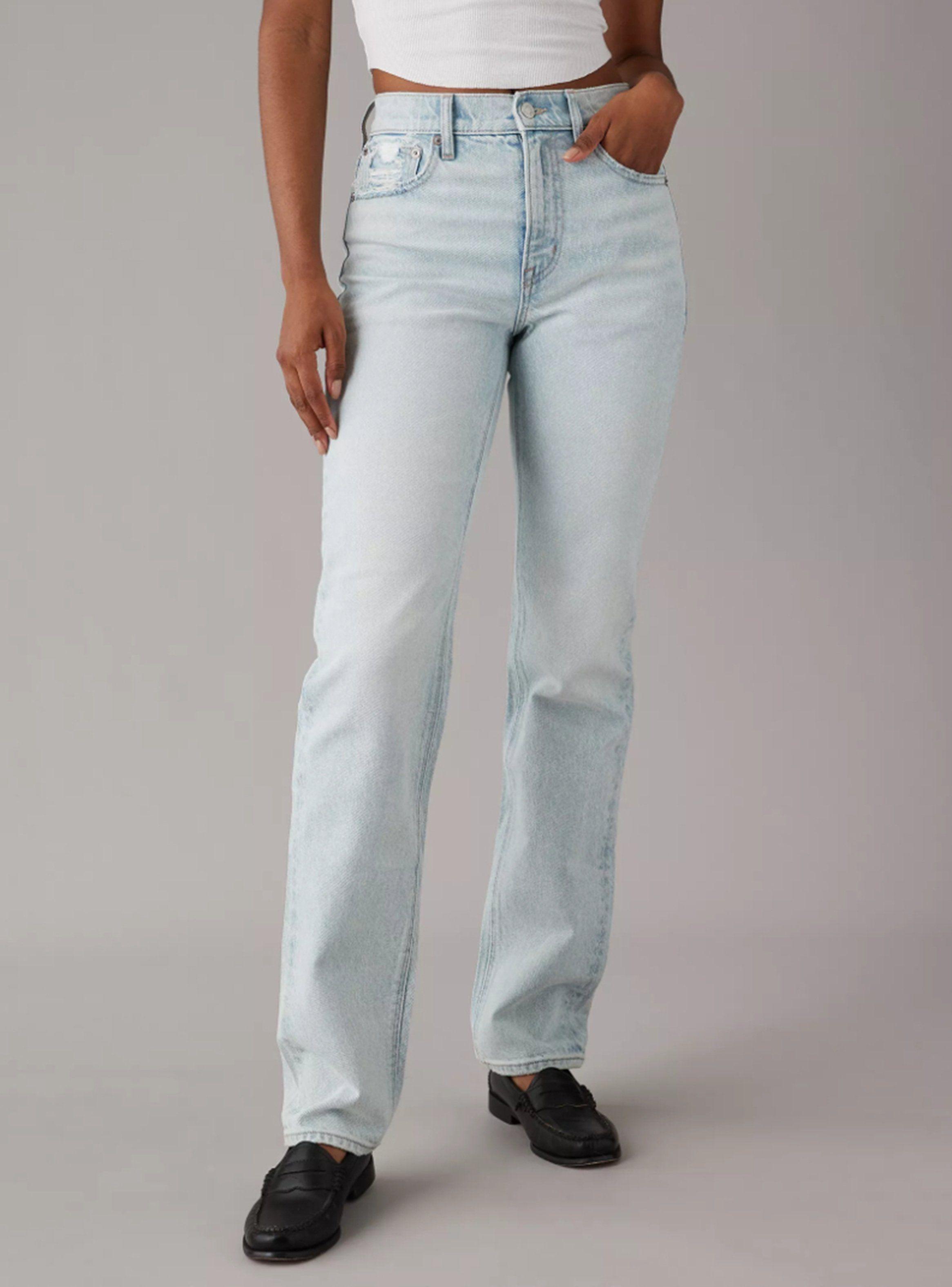 Jeans Stretch Super High Waisted Straight-0