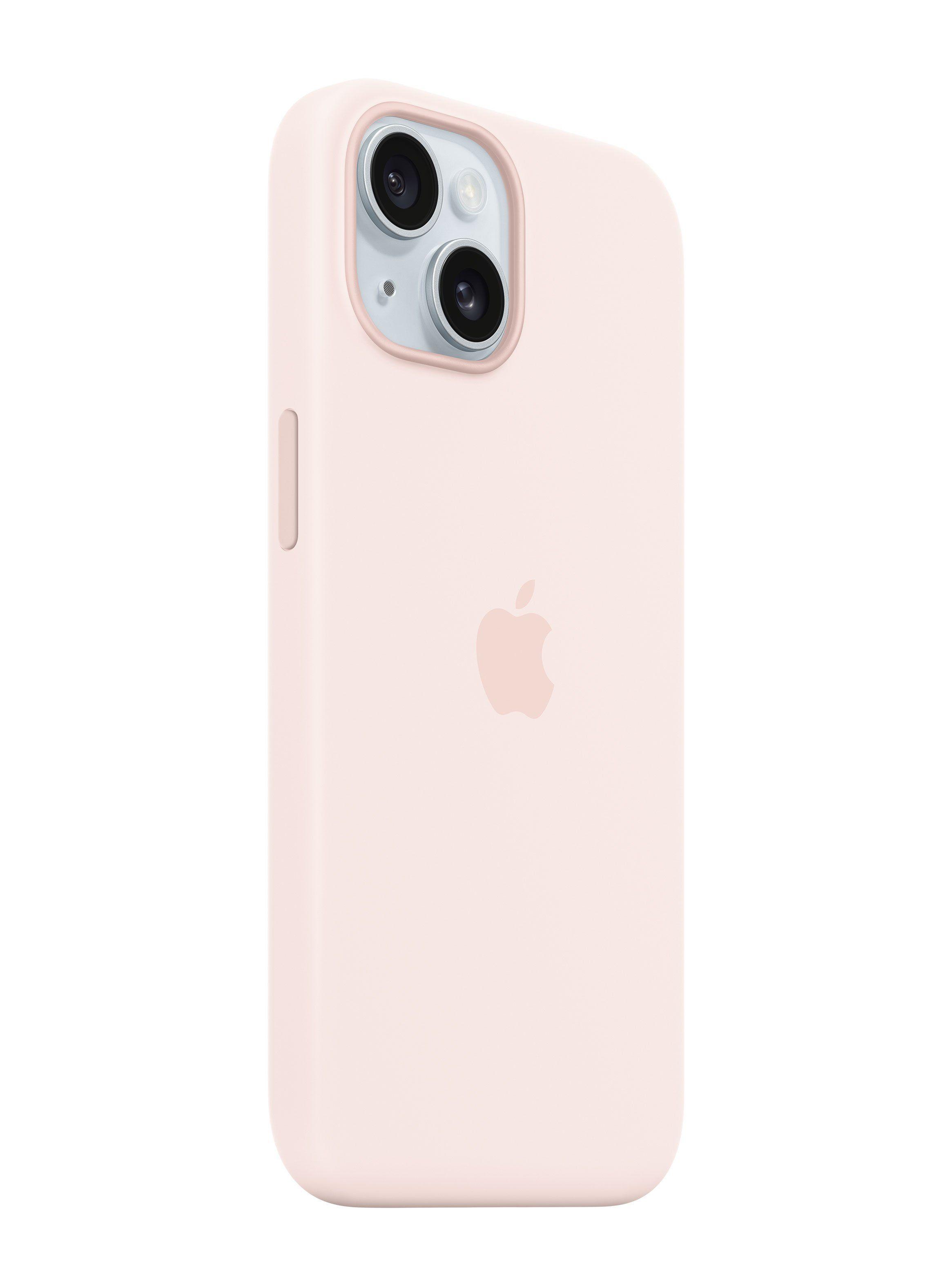 Carcasa Silicona con MagSafe para iPhone 15 Color Rosado Claro-1