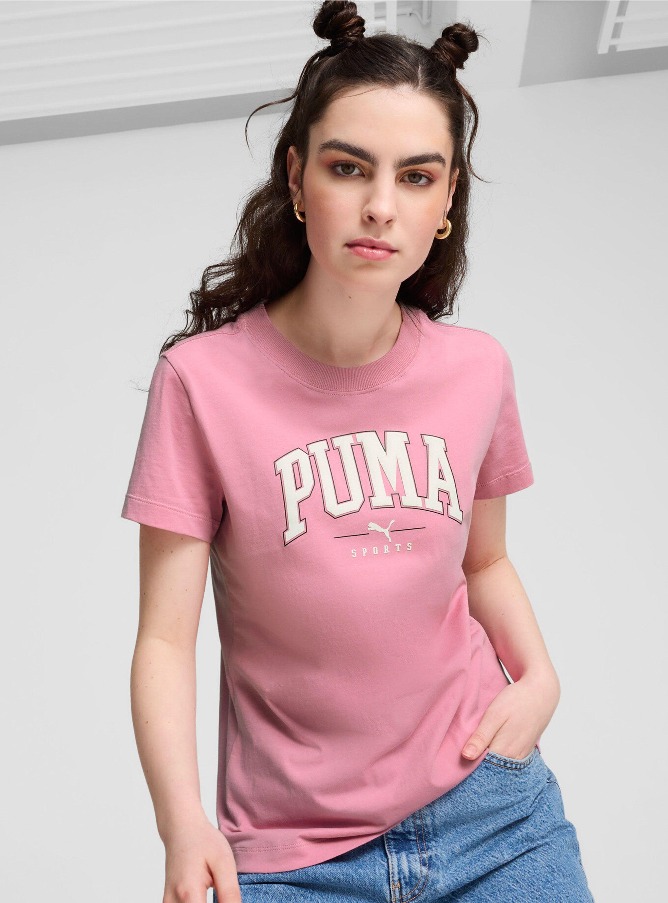 Polera Pink Squad Graphic Tee-0