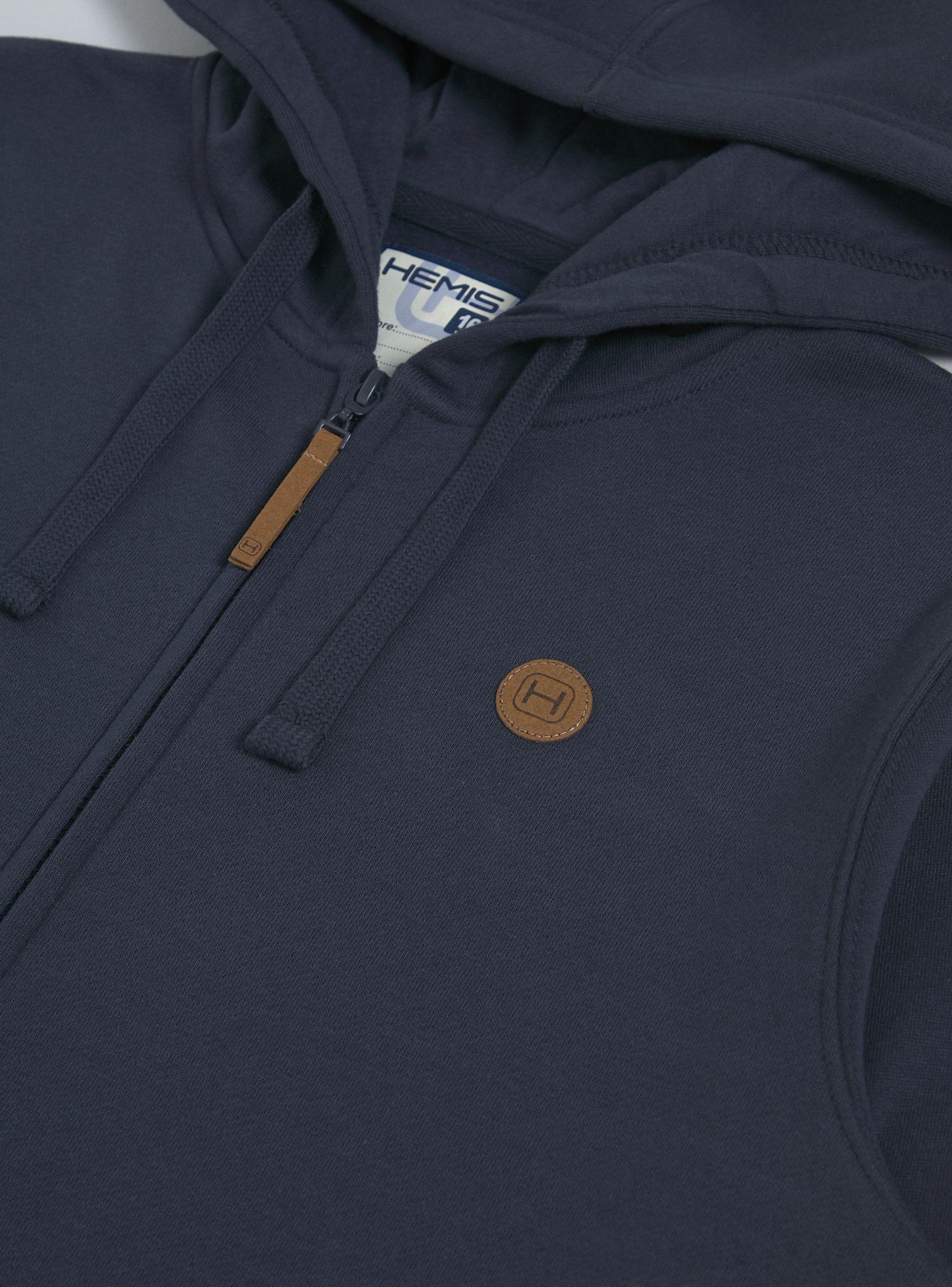 Polerón con Cierre y Gorro Azul Marino Niño Tallas S-M-L-XL-2