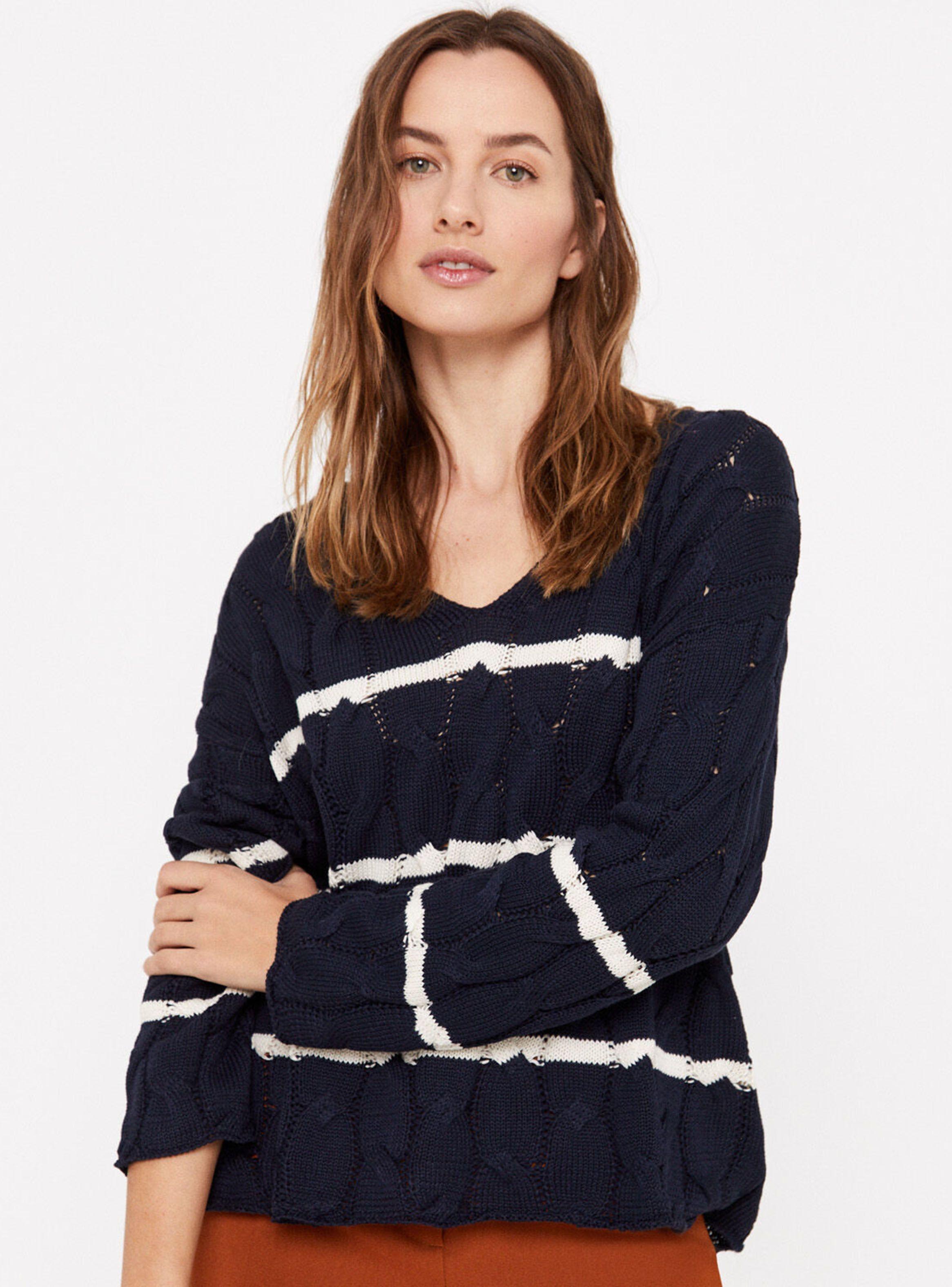 Sweater Jersey Viscosa Ecovero Líneas-0