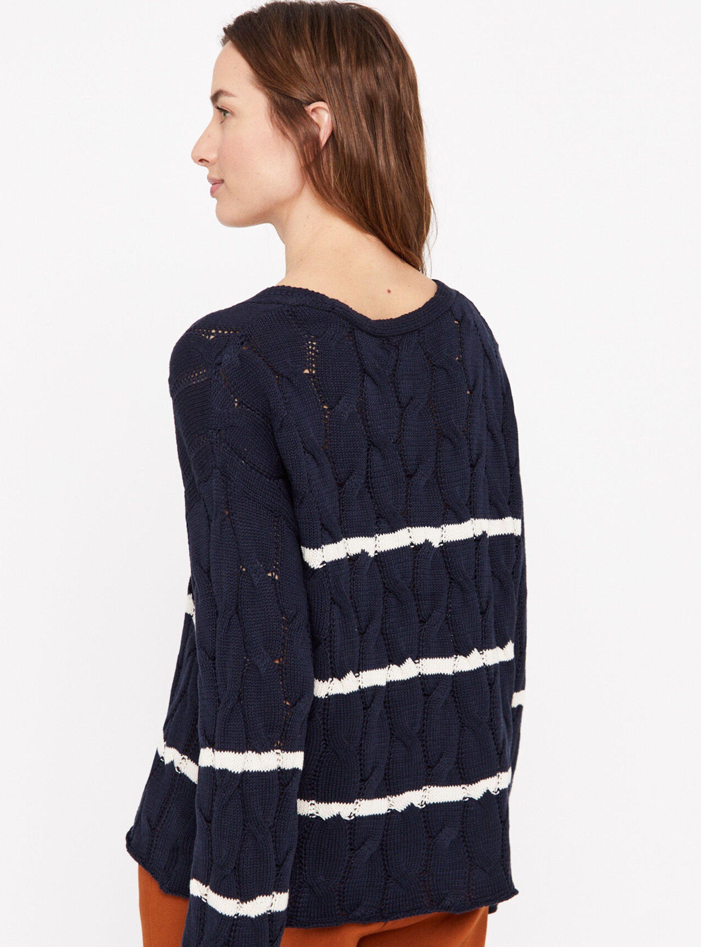 Sweater Jersey Viscosa Ecovero Líneas-1