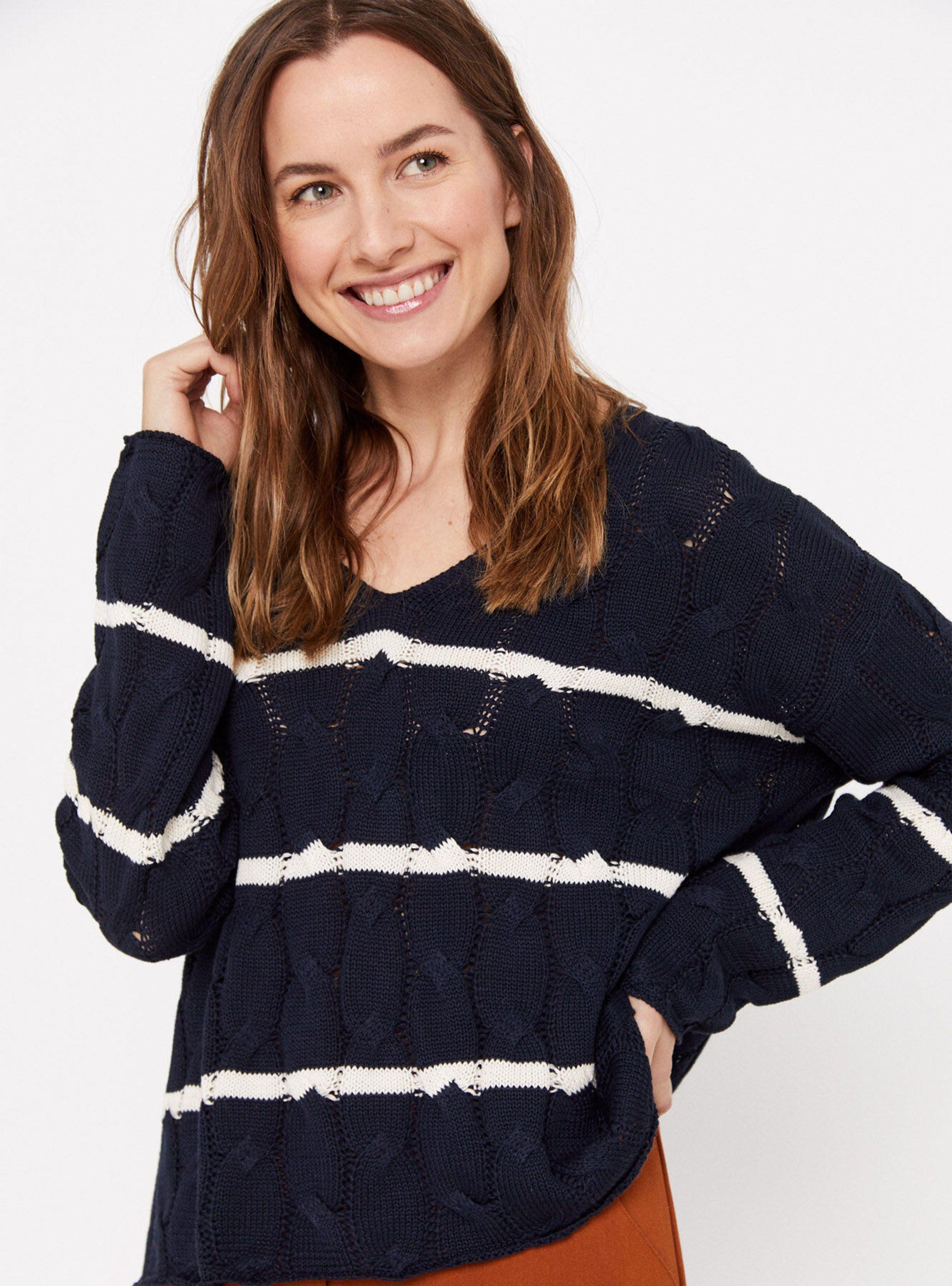 Sweater Jersey Viscosa Ecovero Líneas-2