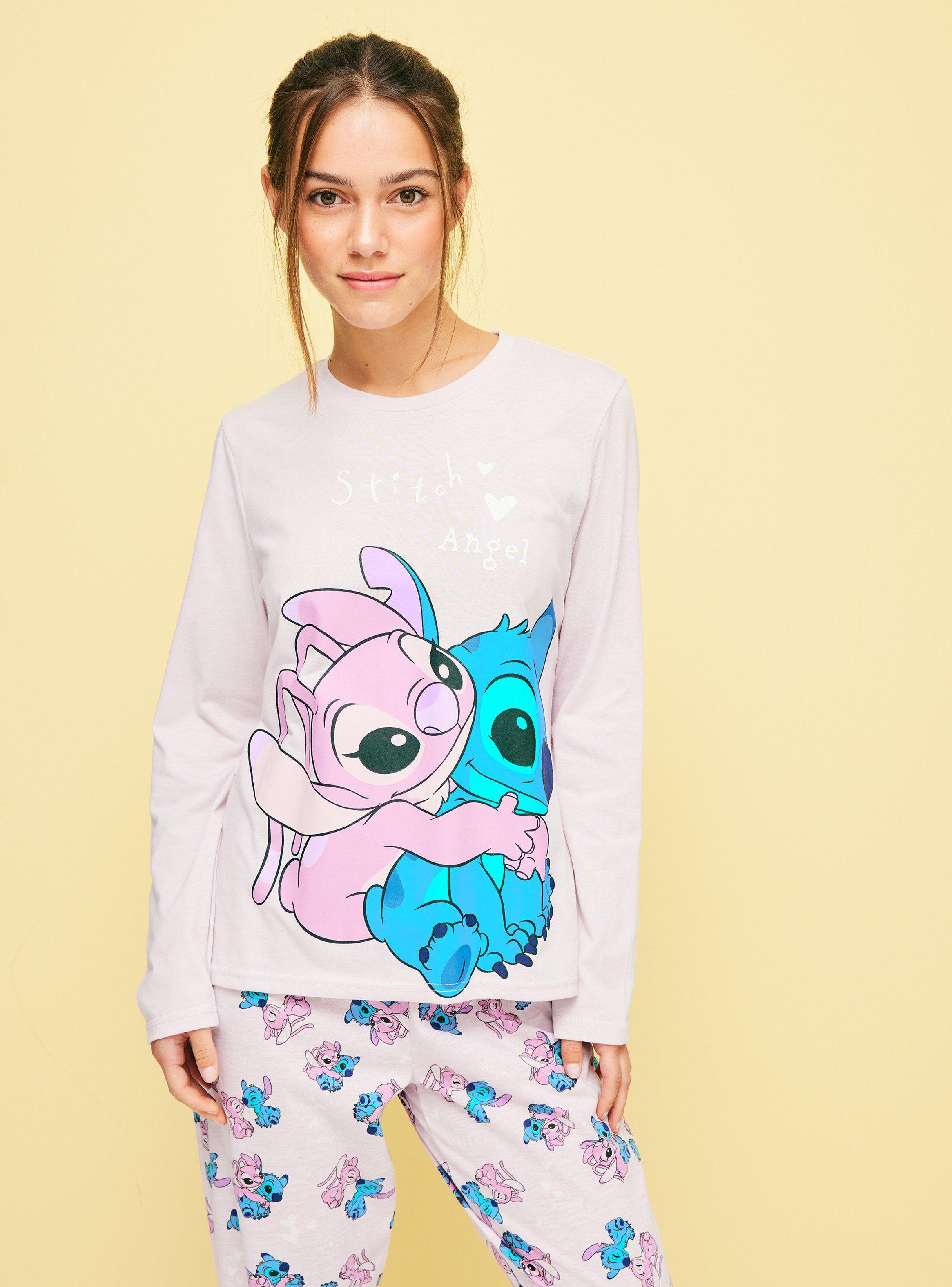 Pijama Largo Disney Angle y Stitch-0