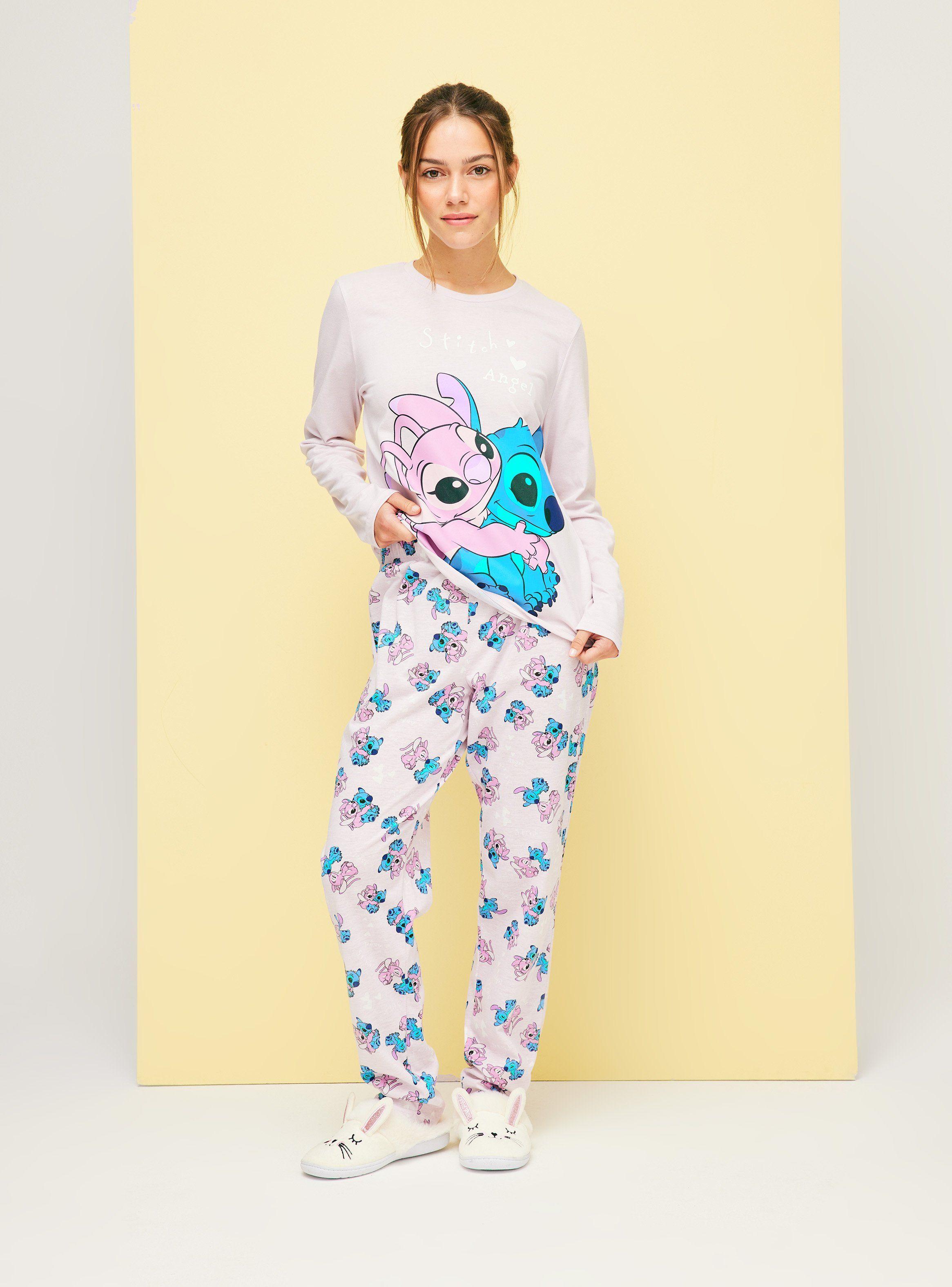 Pijama Largo Disney Angle y Stitch-4