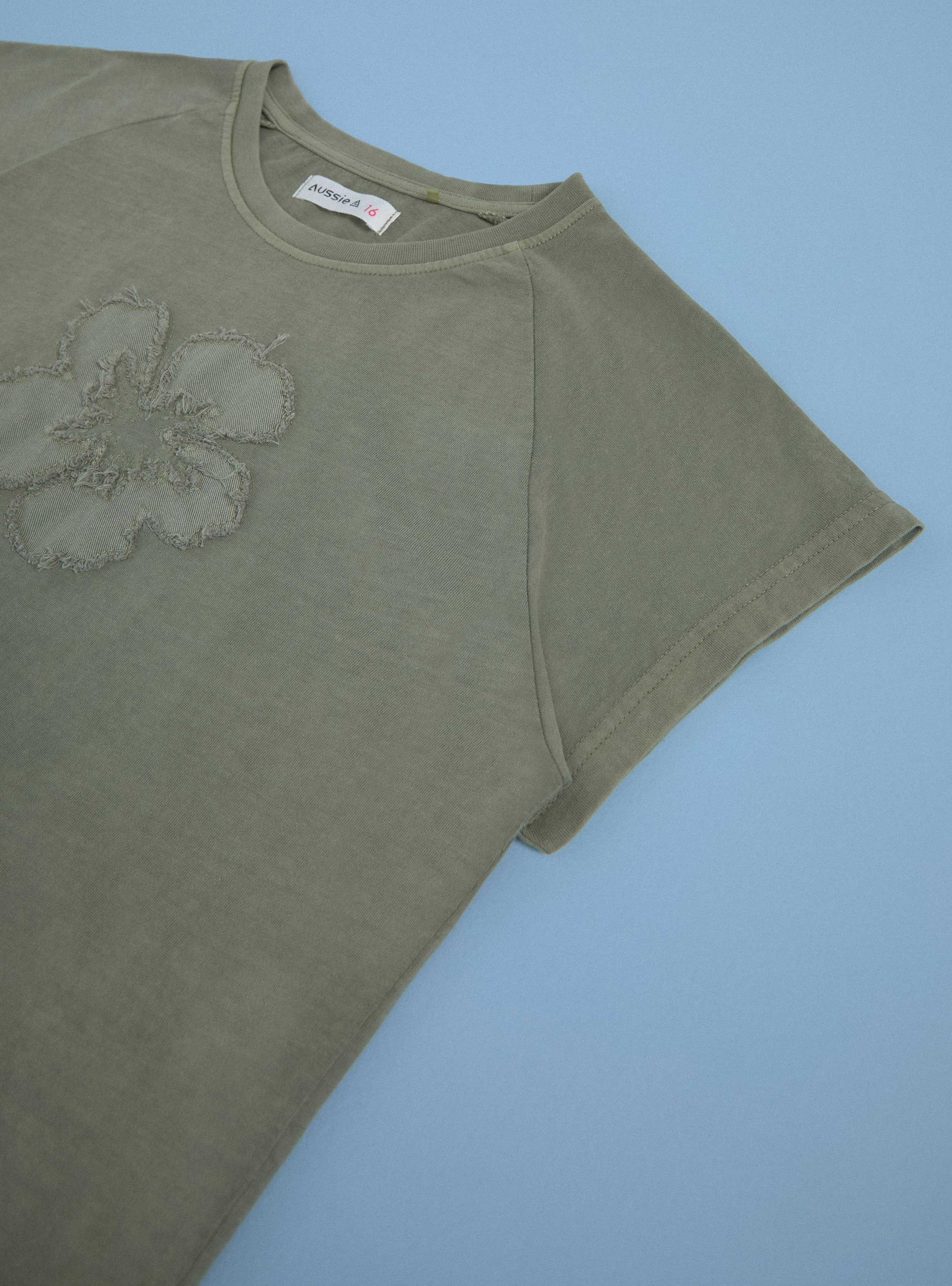 Polera Lavada con Aplicación-2