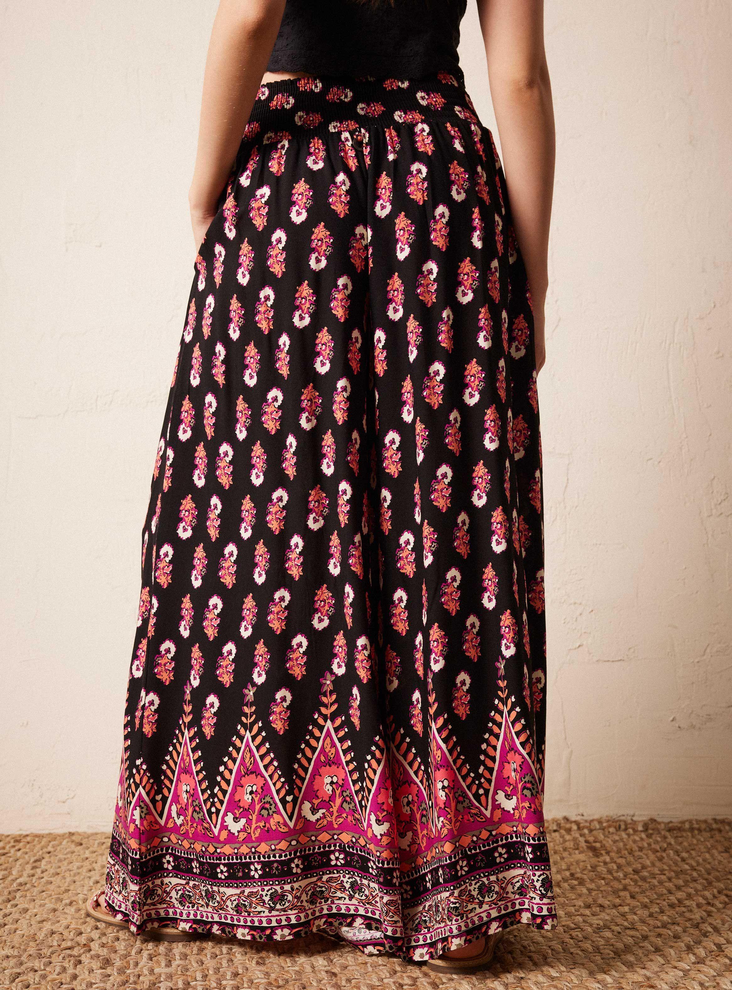 Pantalón Flare con Pretina Elasticada-1