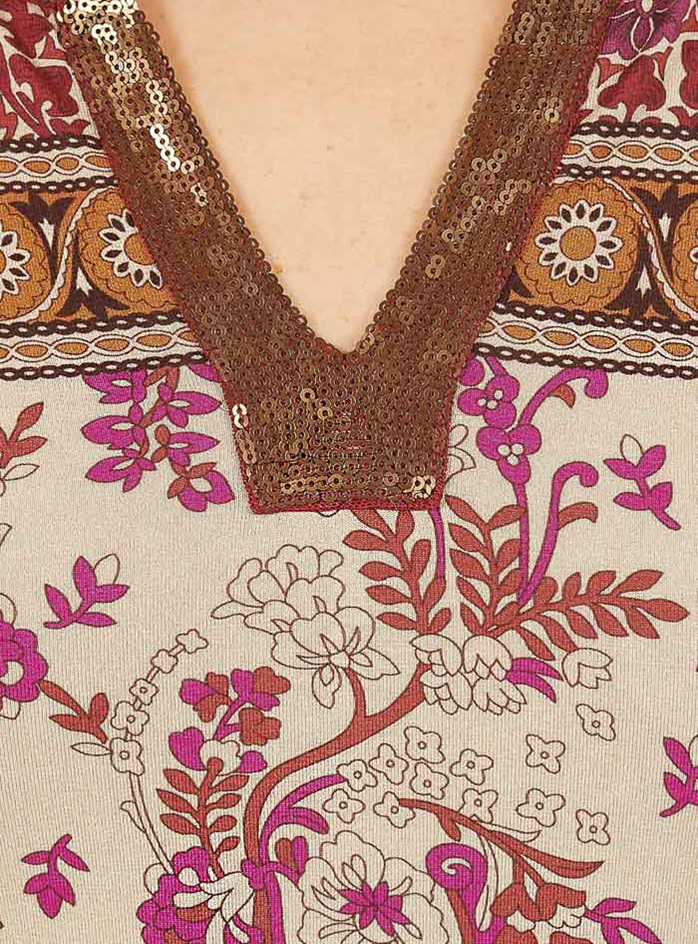 Polera Print Cuello Lentejuelas  Umbrale Woman-2