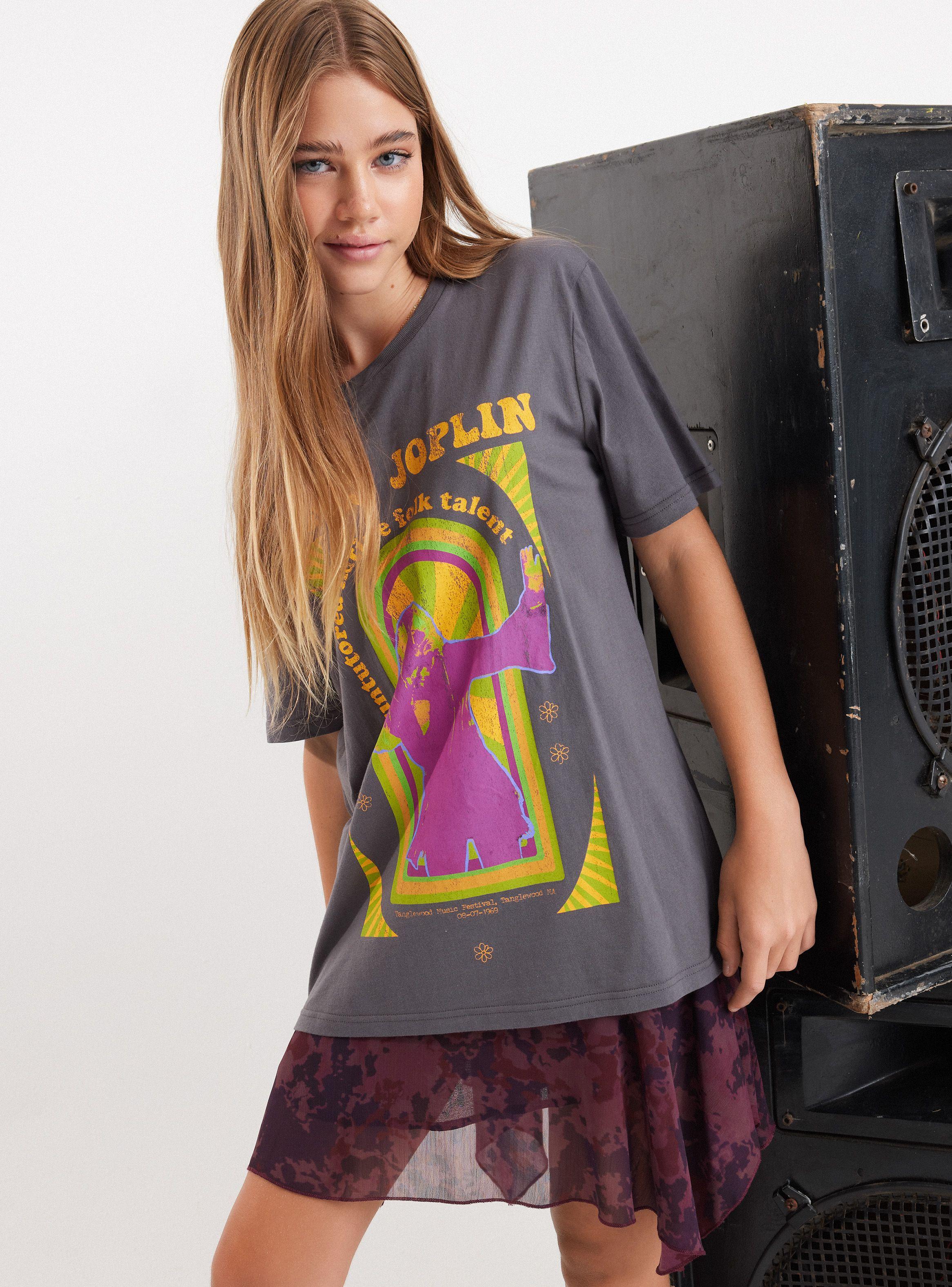 Polera Banda Oversize Janis Joplin-0