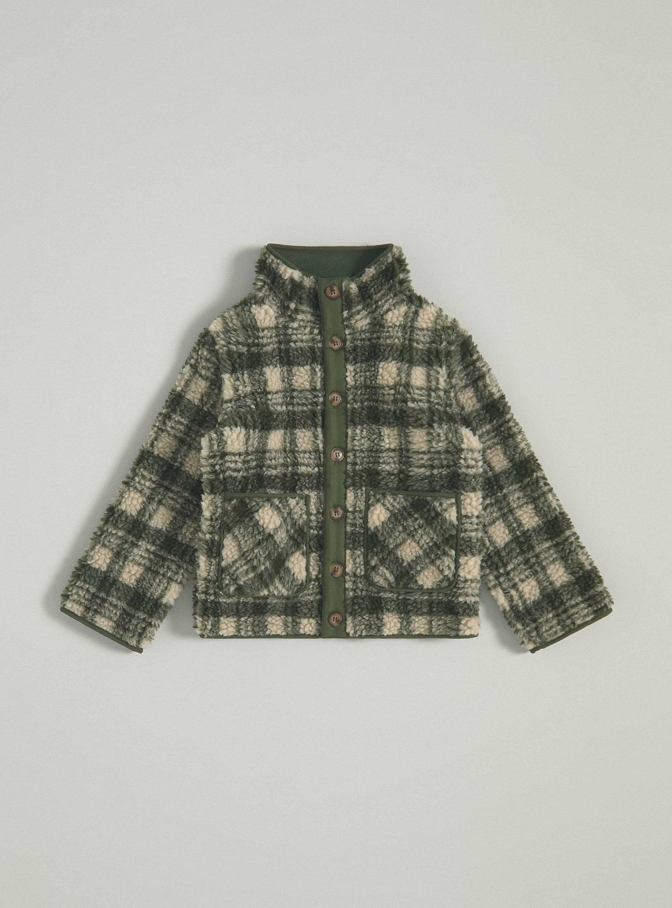Chaqueta Sherpa a Cuadros-0