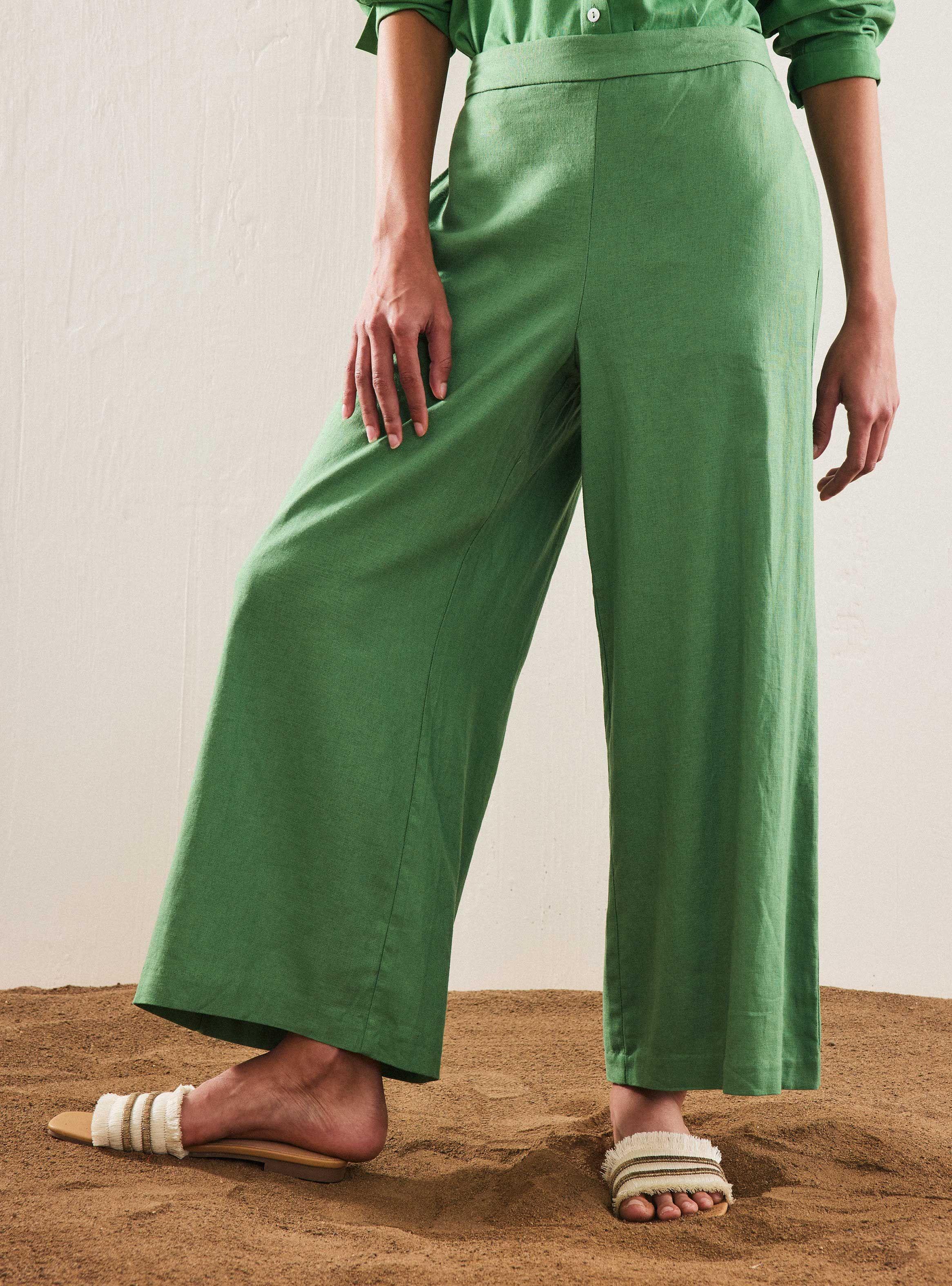 Pantalón con Lino-0