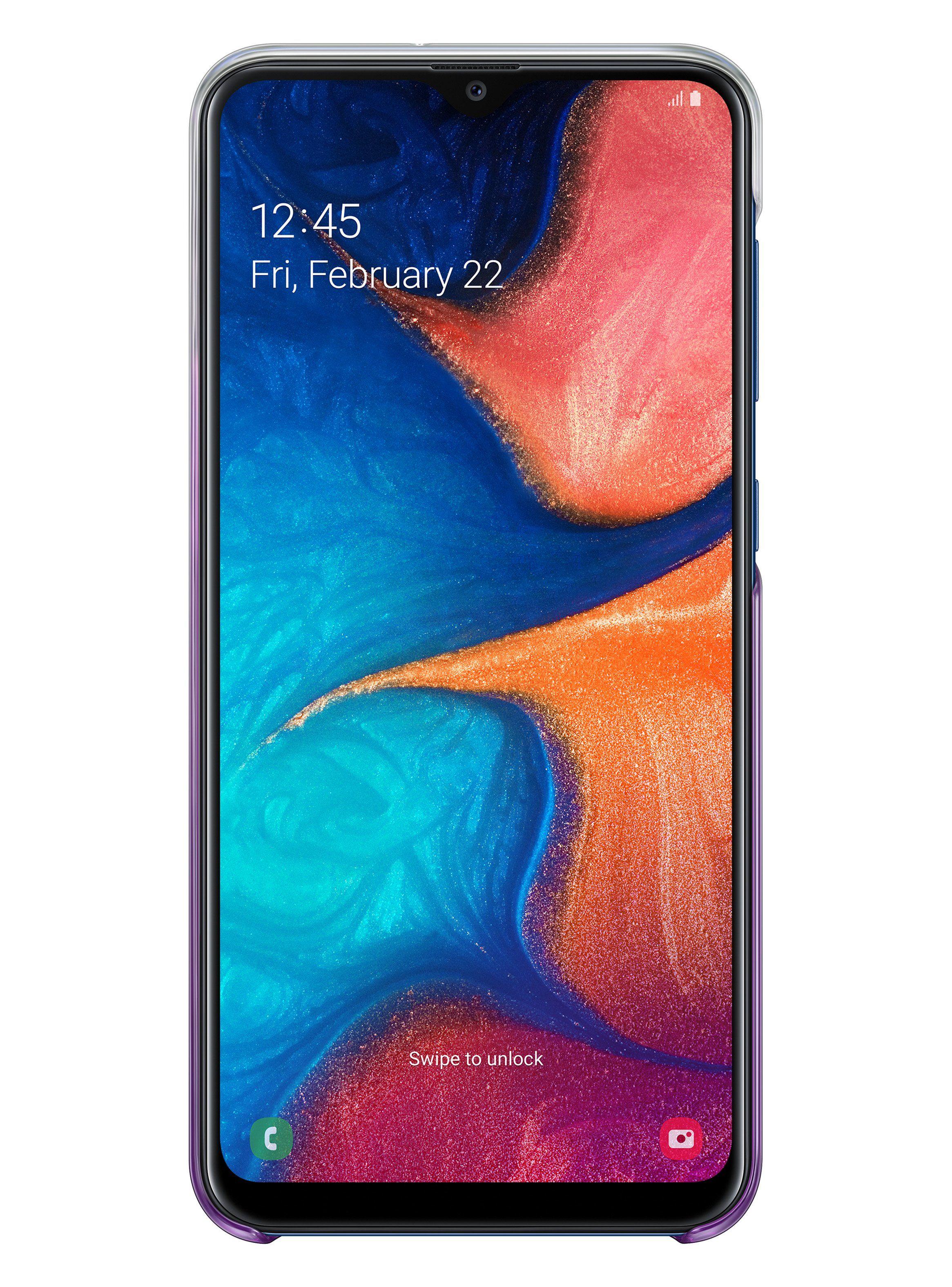 Carcasa Samsung Gradation para Galaxy A20 Violeta-2