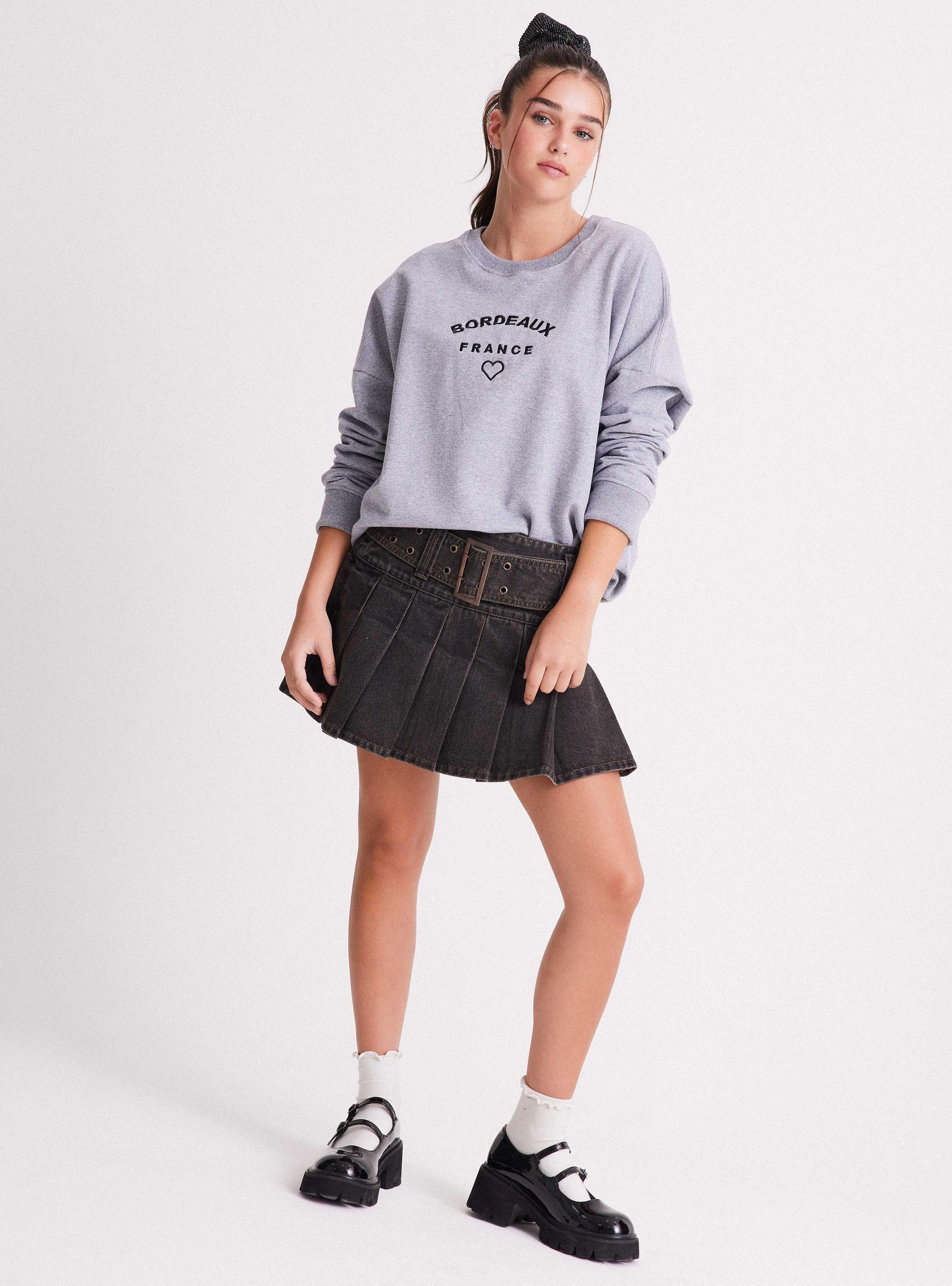 Polerón Crew Neck Con Bordado-4