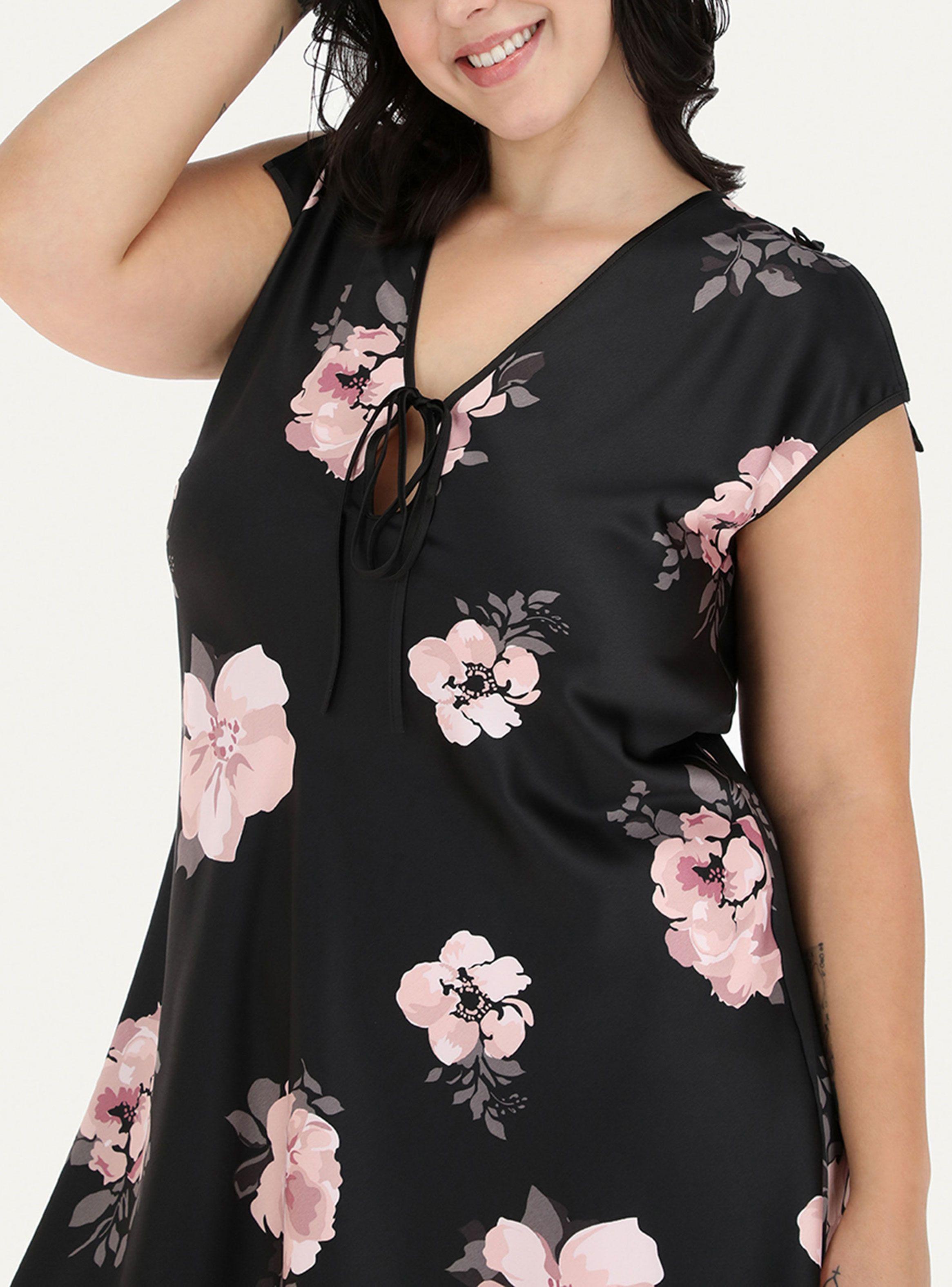 Camisola Flores Amarra Satín Print-1