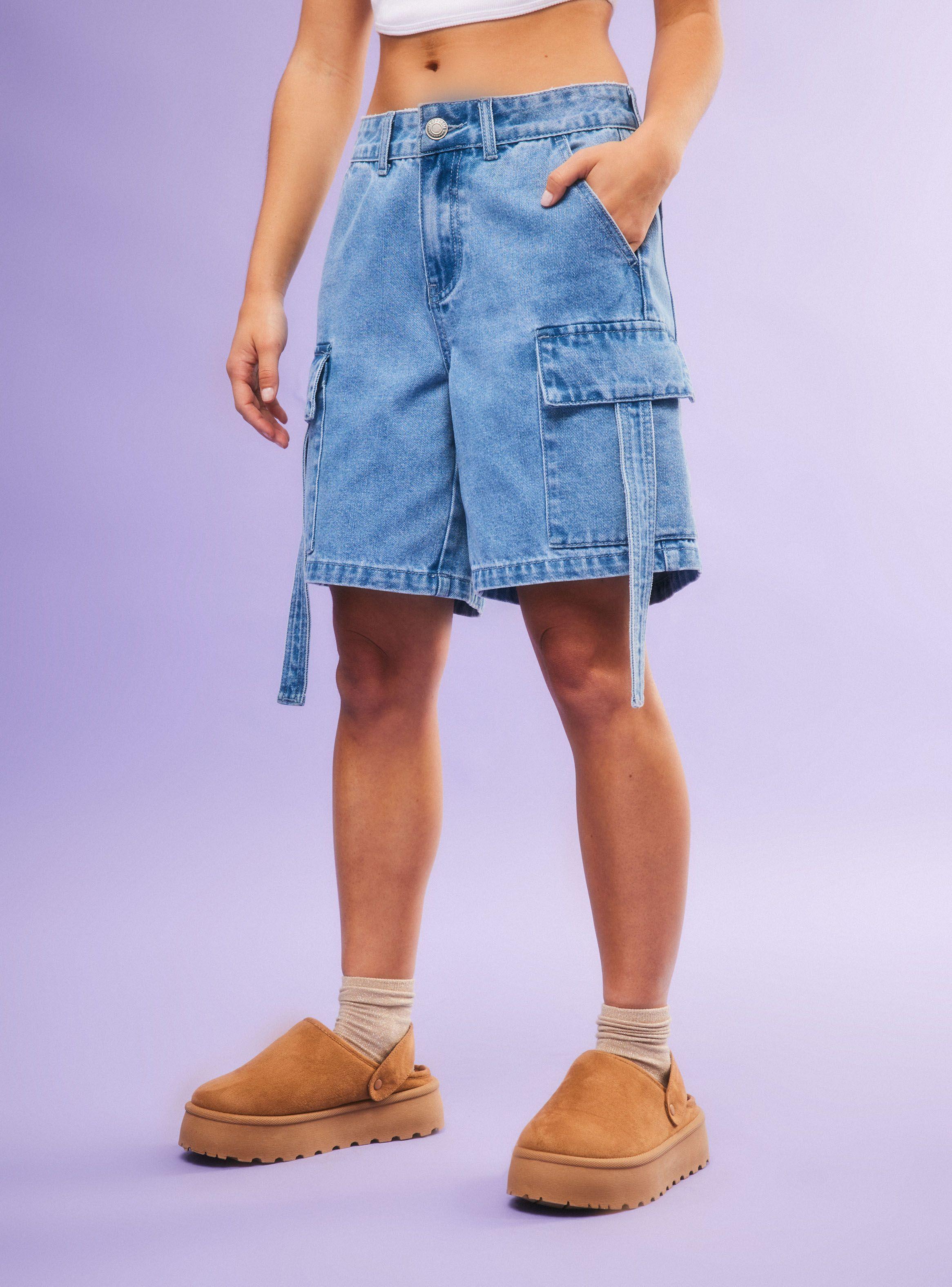Short Tiras Bolsillos-0