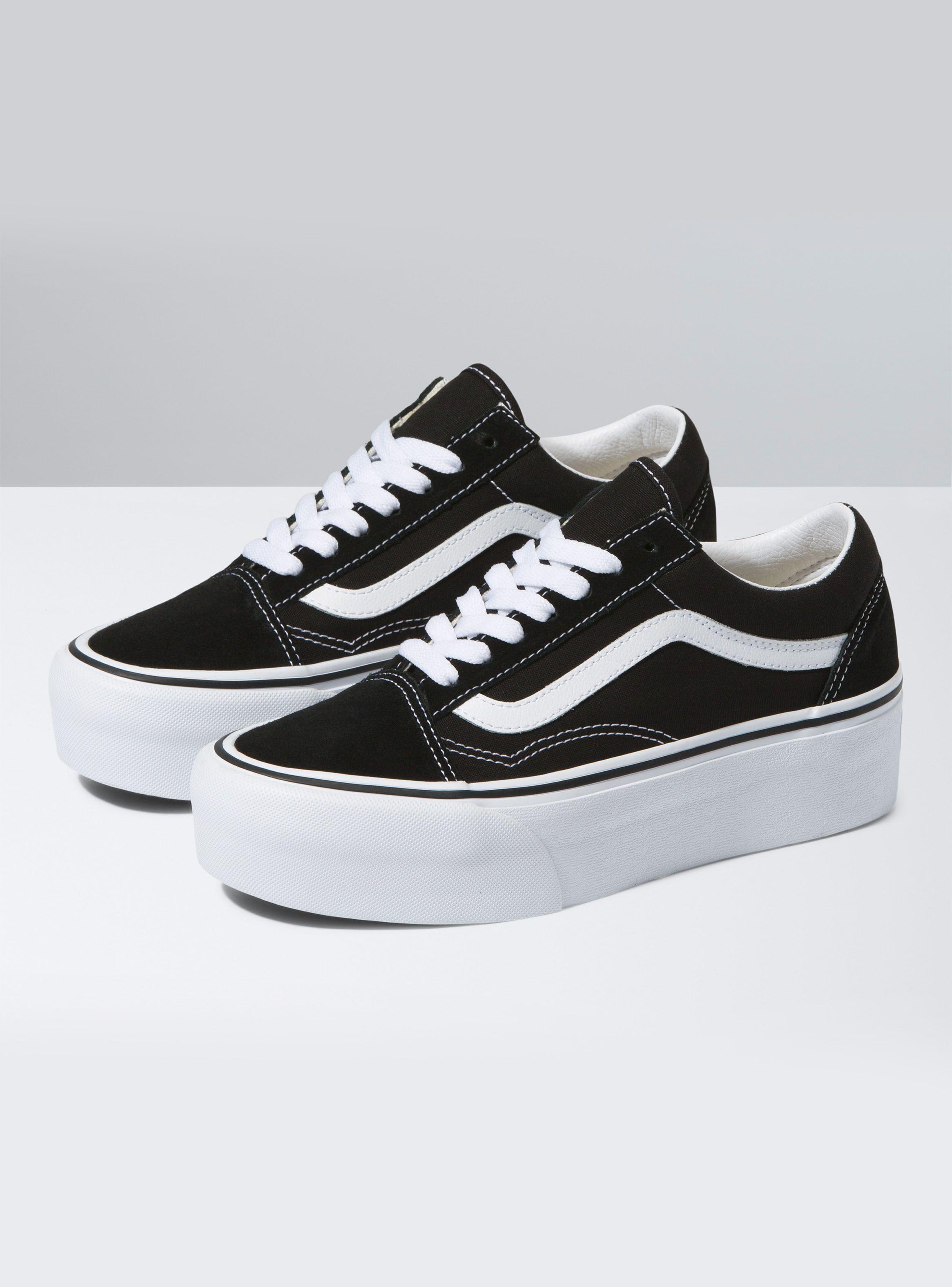 Zapatilla Urbana Suede Old Skool Stackform Mujer-1