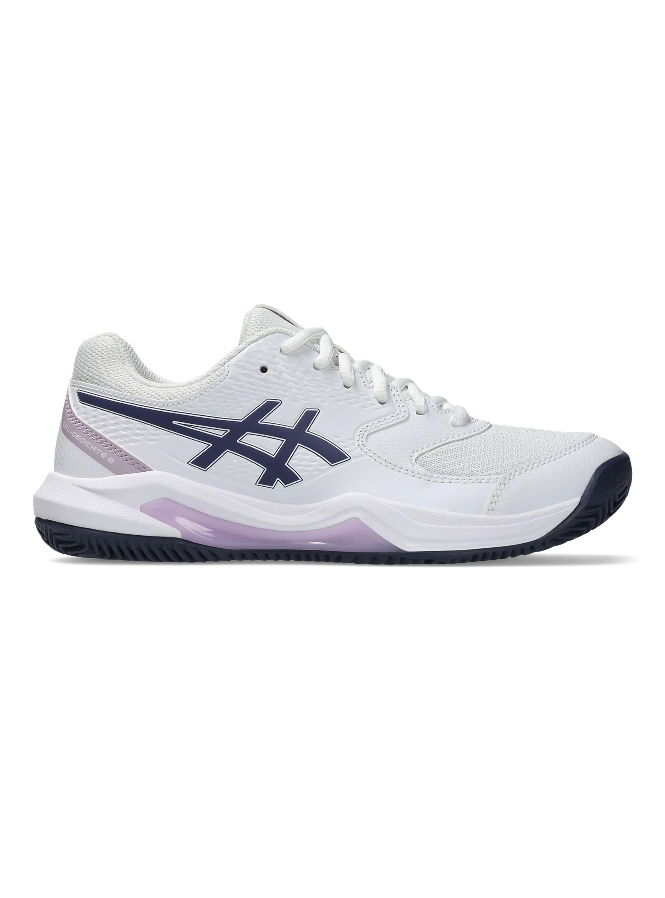 Zapatilla Tenis White Gel-Dedicate 8 Clay Mujer-0