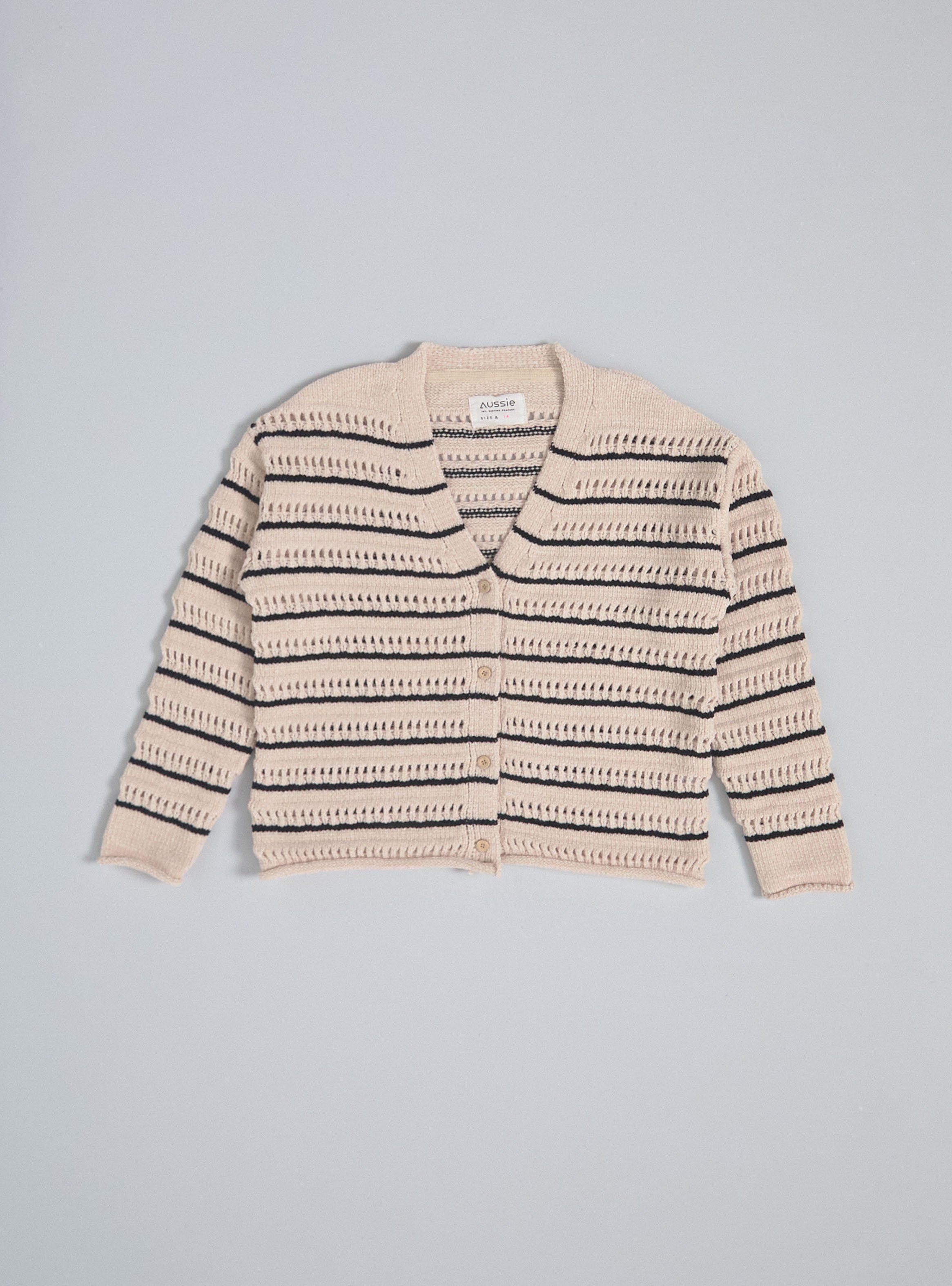 Chaleco Chenille Rayado-2