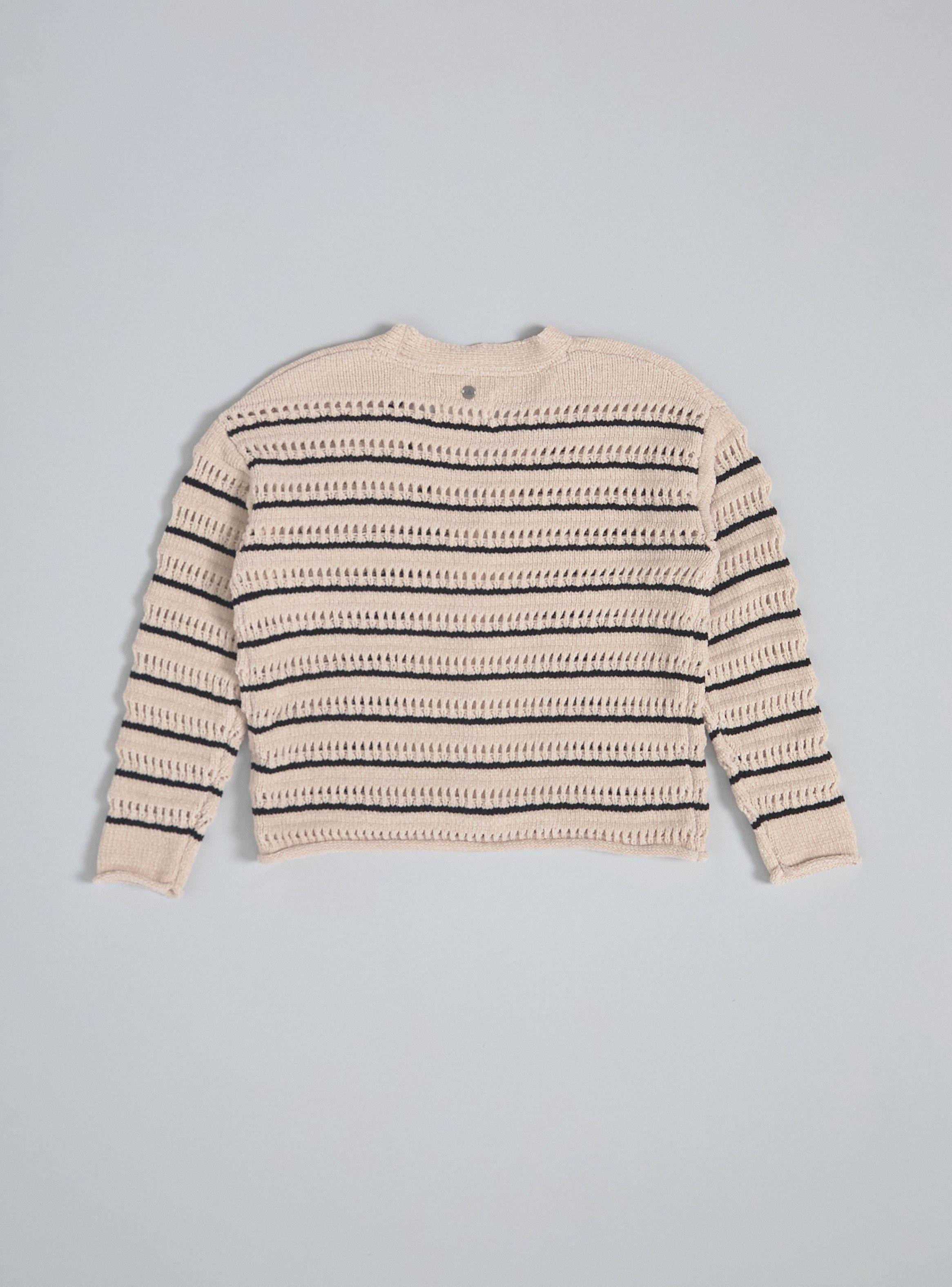 Chaleco Chenille Rayado-3