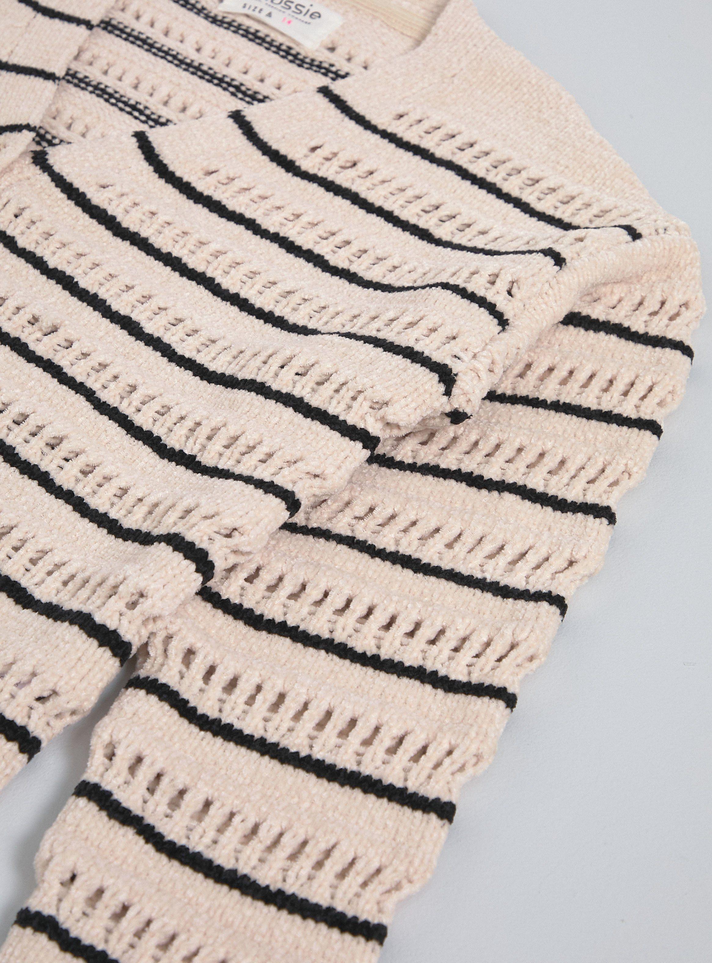 Chaleco Chenille Rayado-4