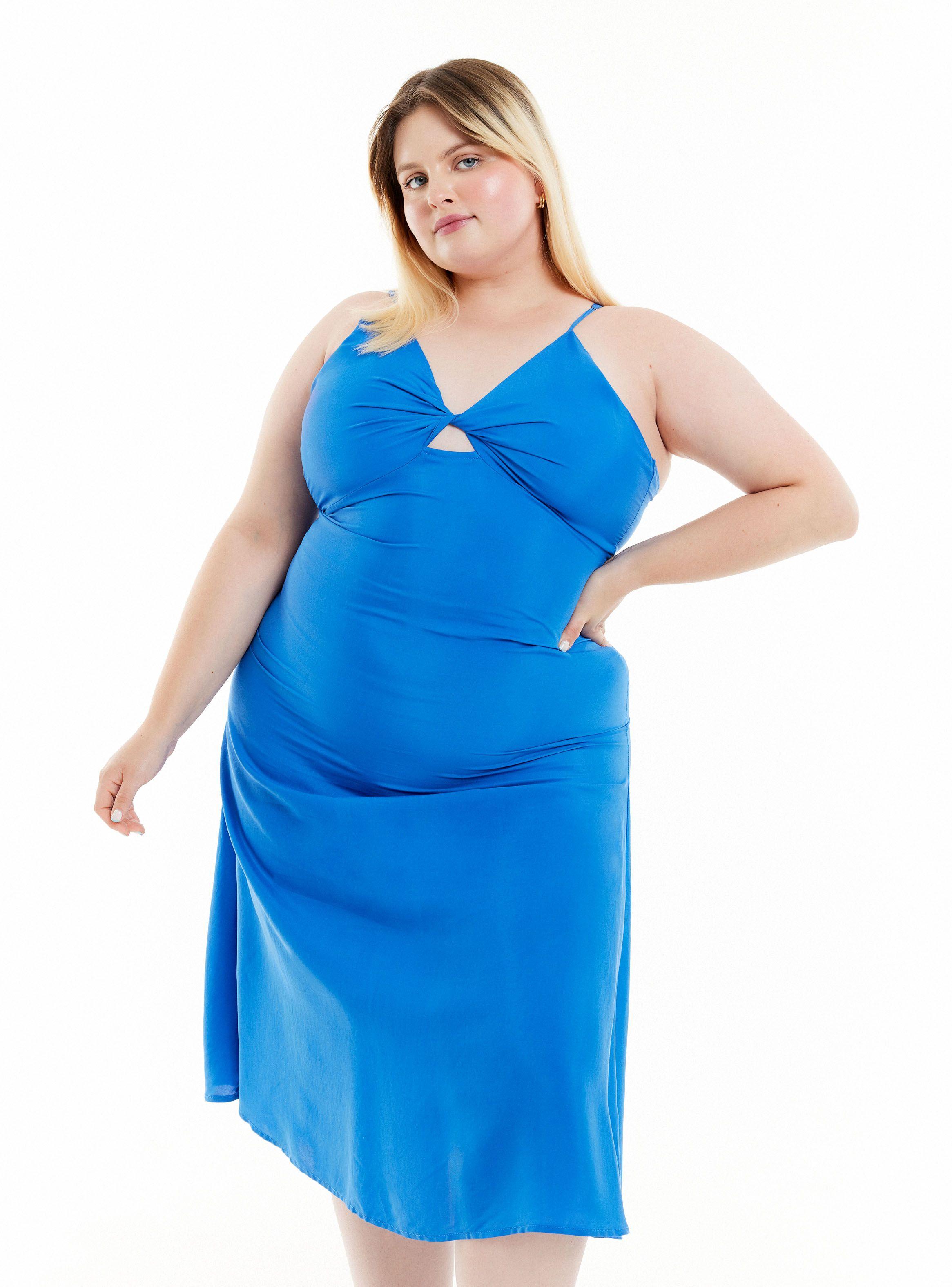 Vestido Largo Corte en V-4