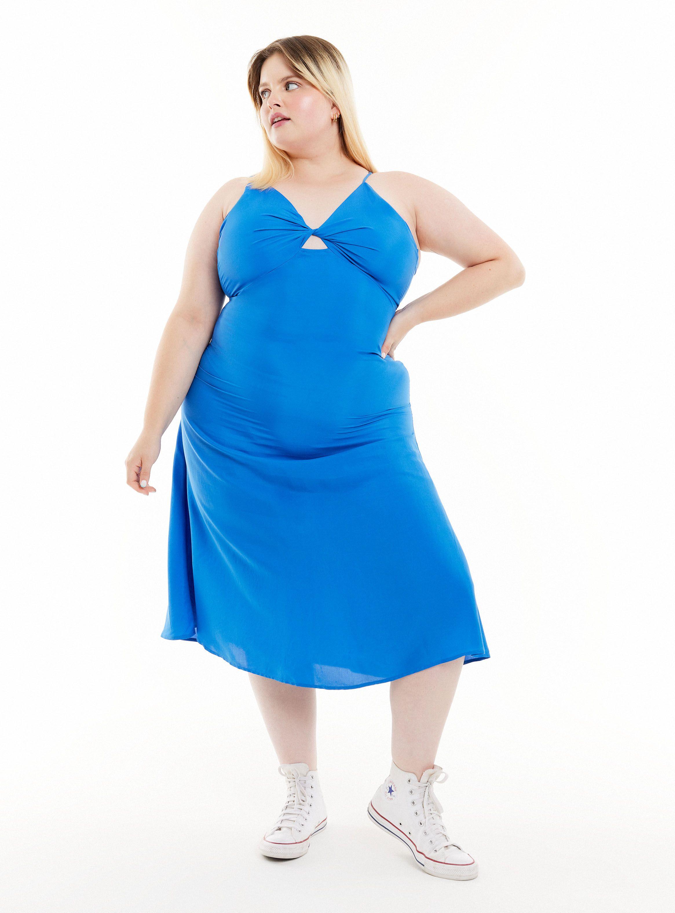 Vestido Largo Corte en V-6